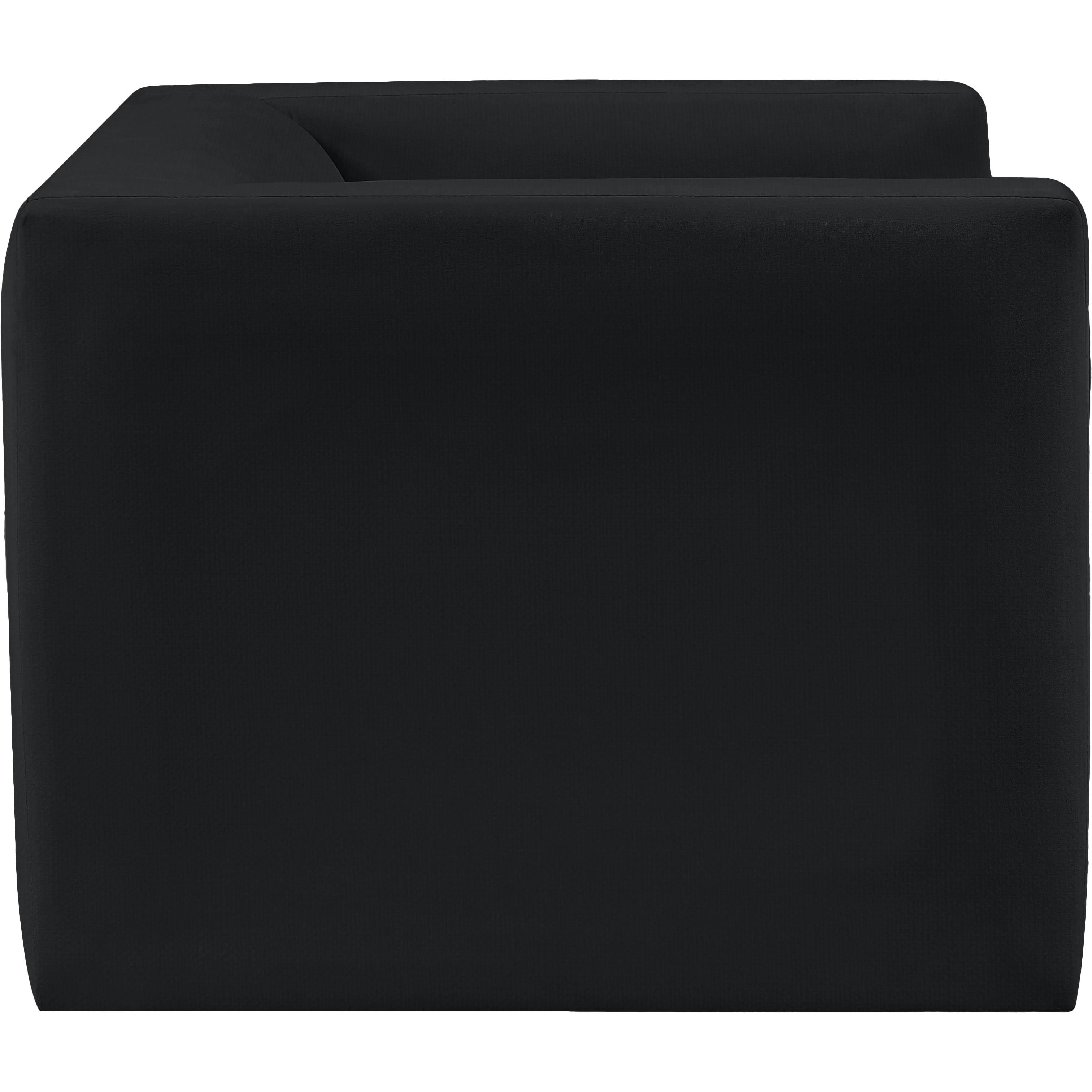 Meridian Henson Black Velvet Chair