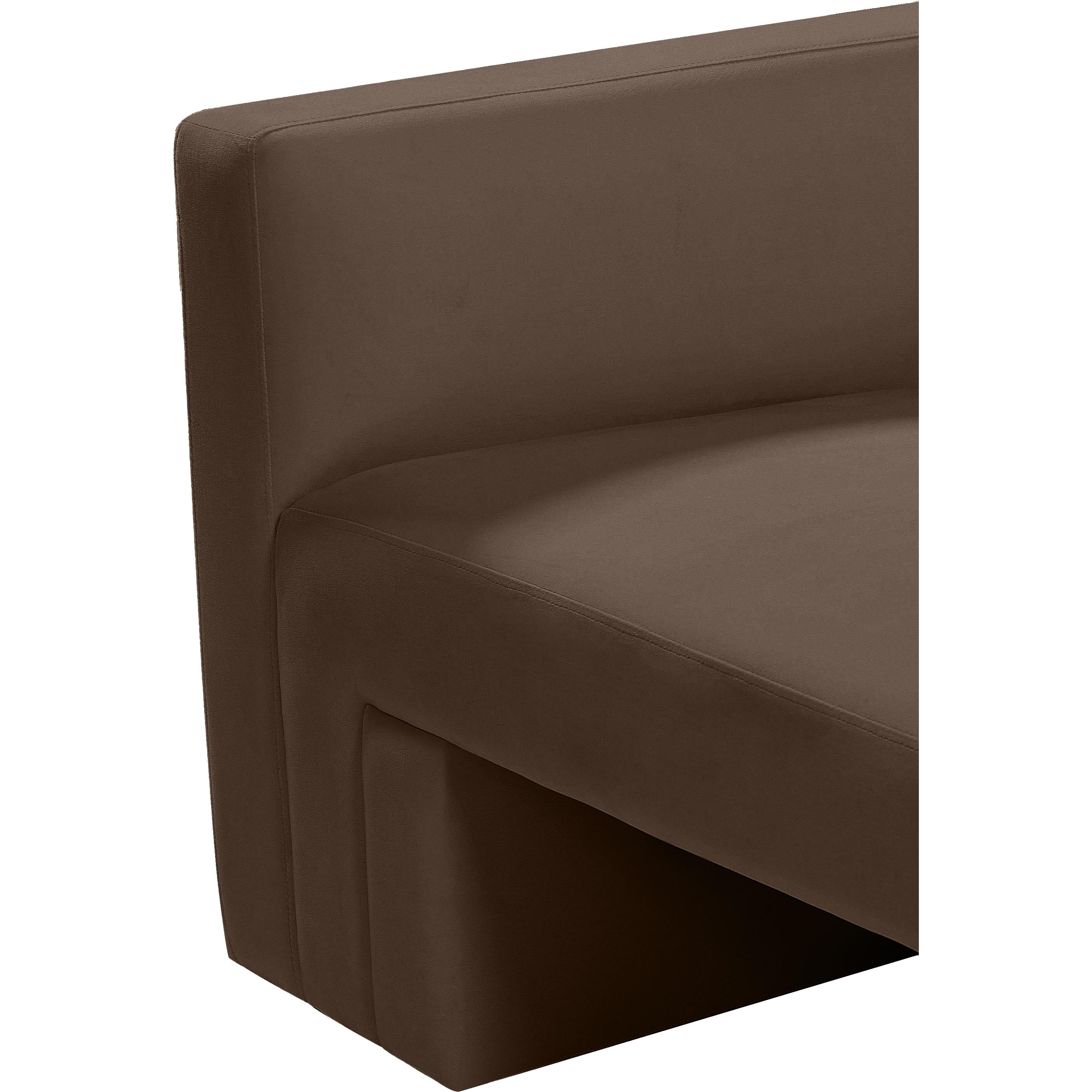 Meridian Henson Brown Velvet Chair