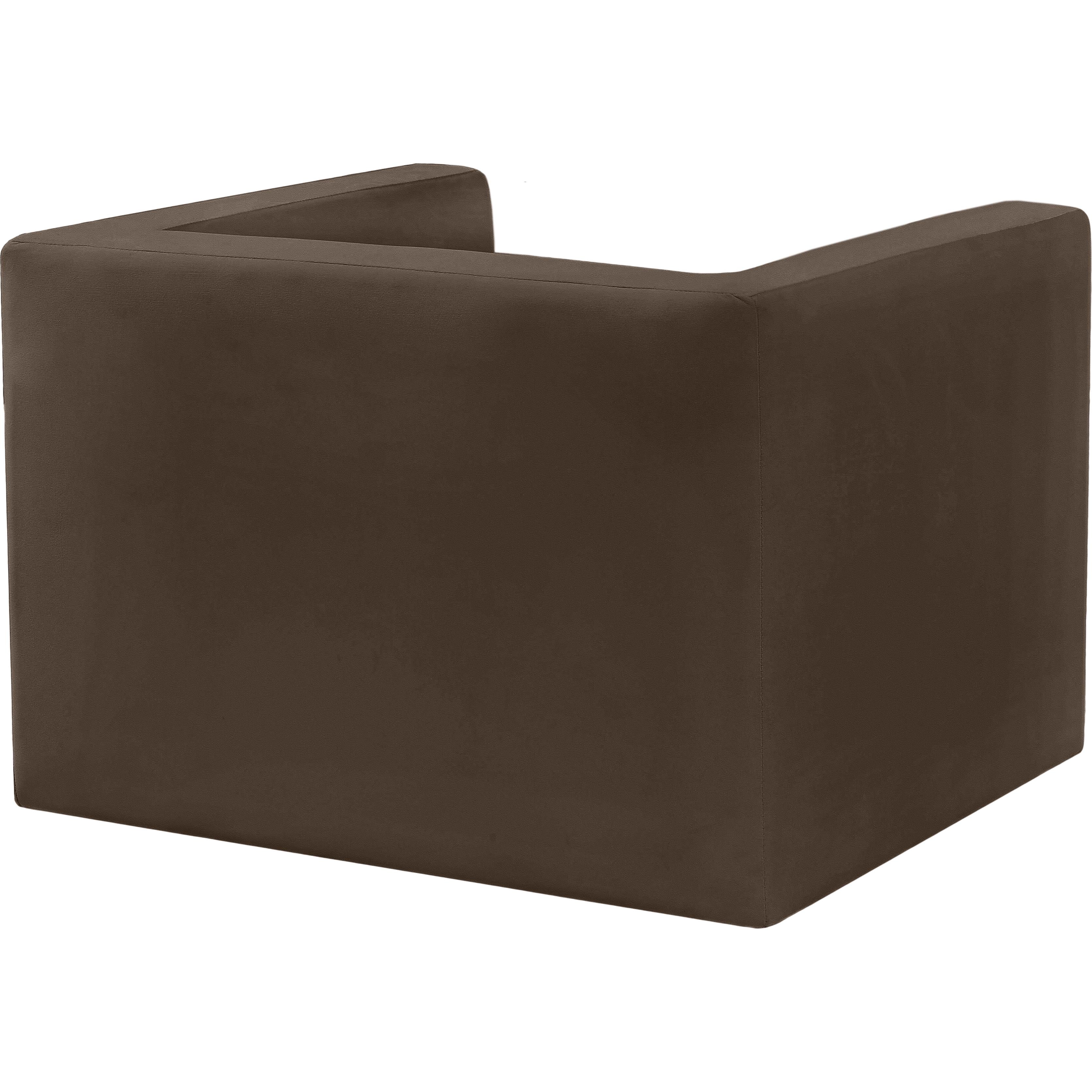 Meridian Henson Brown Velvet Chair