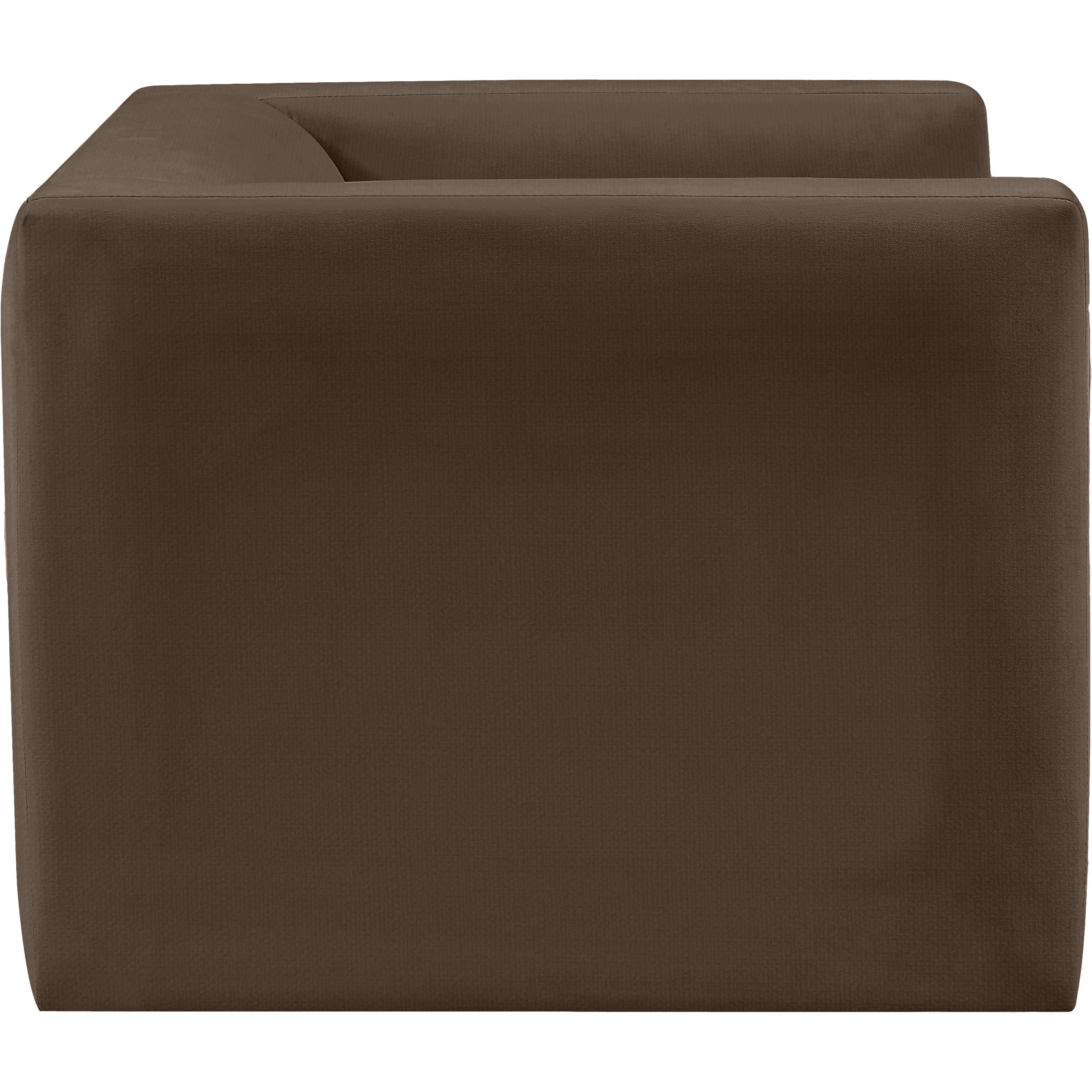 Meridian Henson Brown Velvet Chair