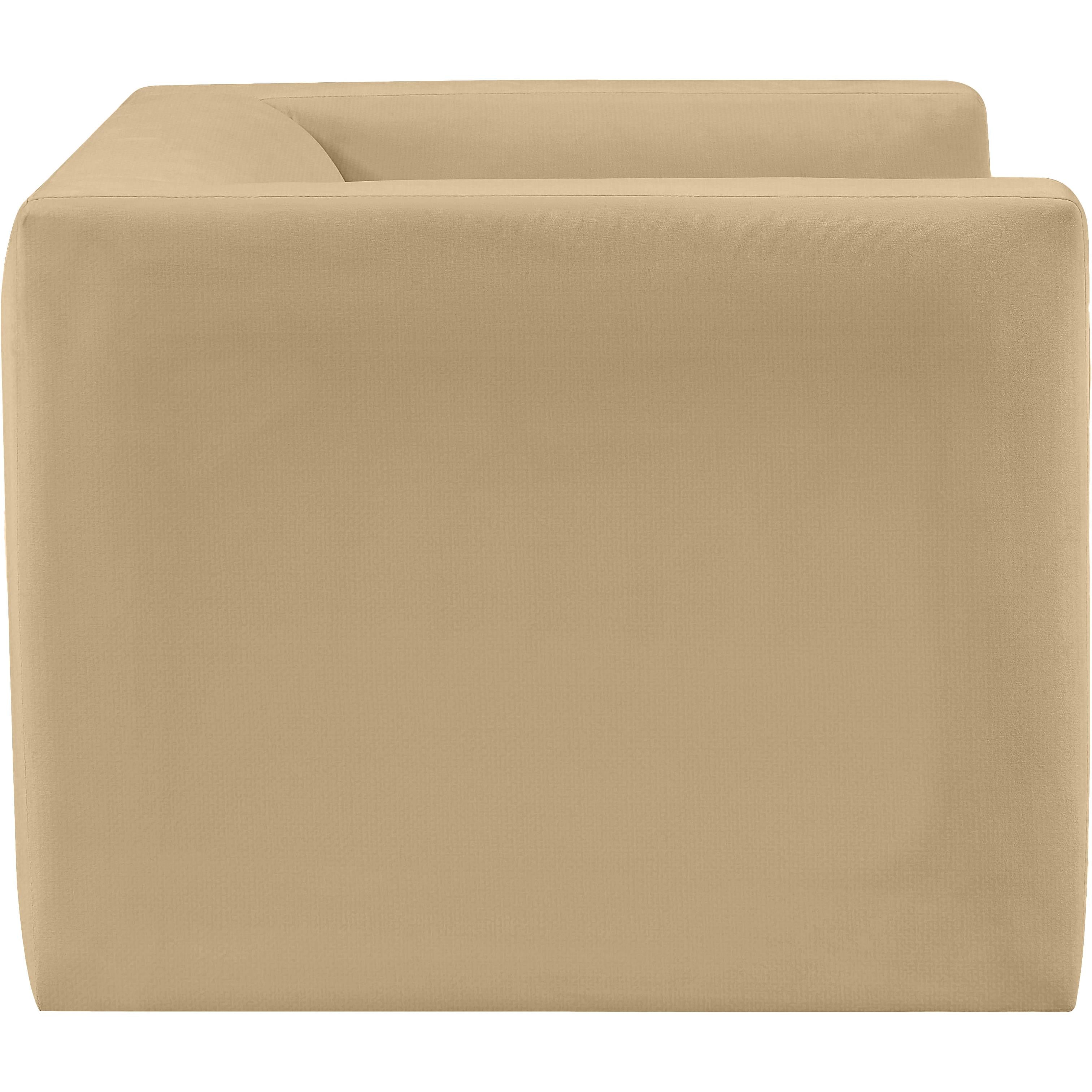 Meridian Henson Camel Velvet Chair