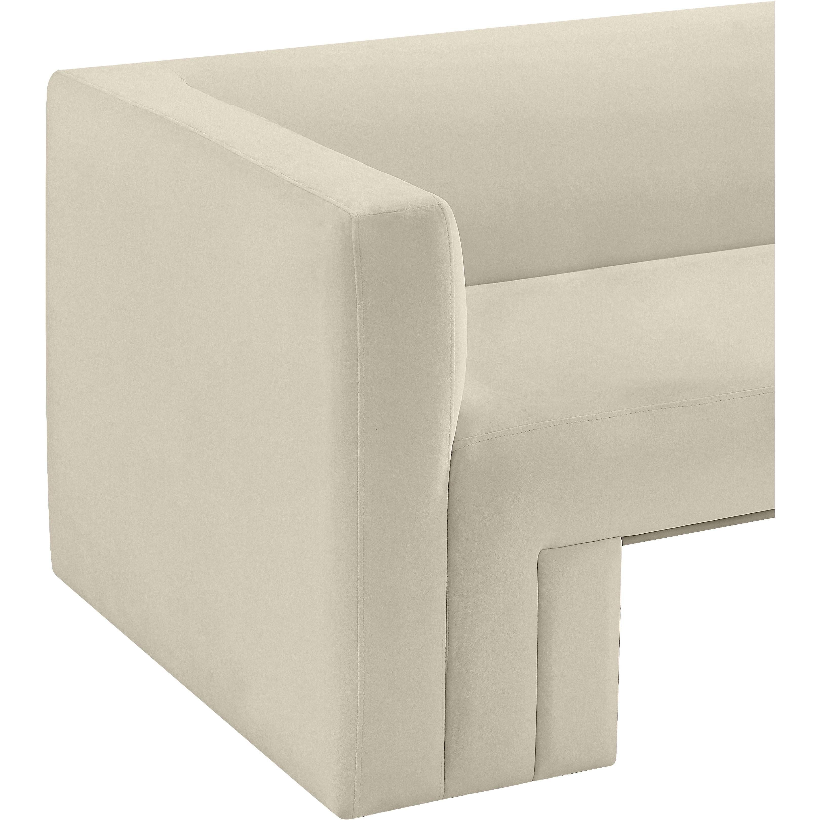 Meridian Henson Cream Velvet Chair