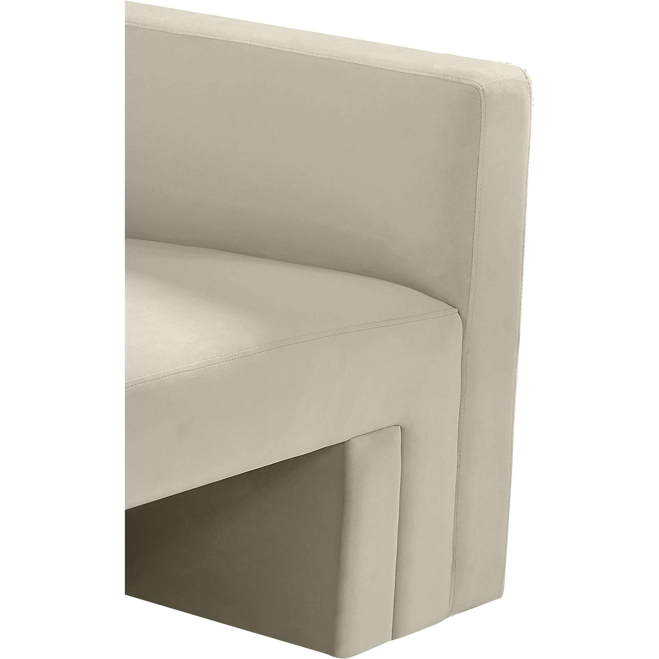 Meridian Henson Cream Velvet Chair