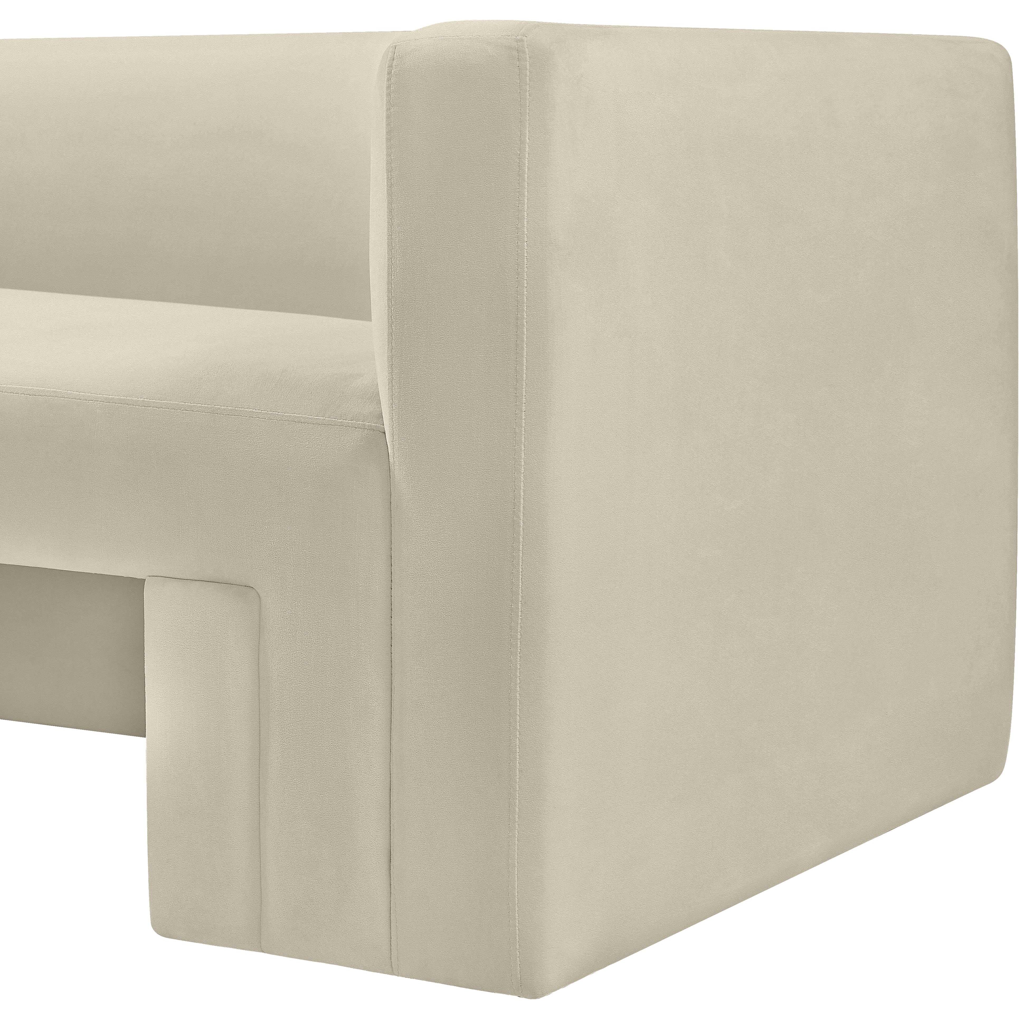 Meridian Henson Cream Velvet Chair