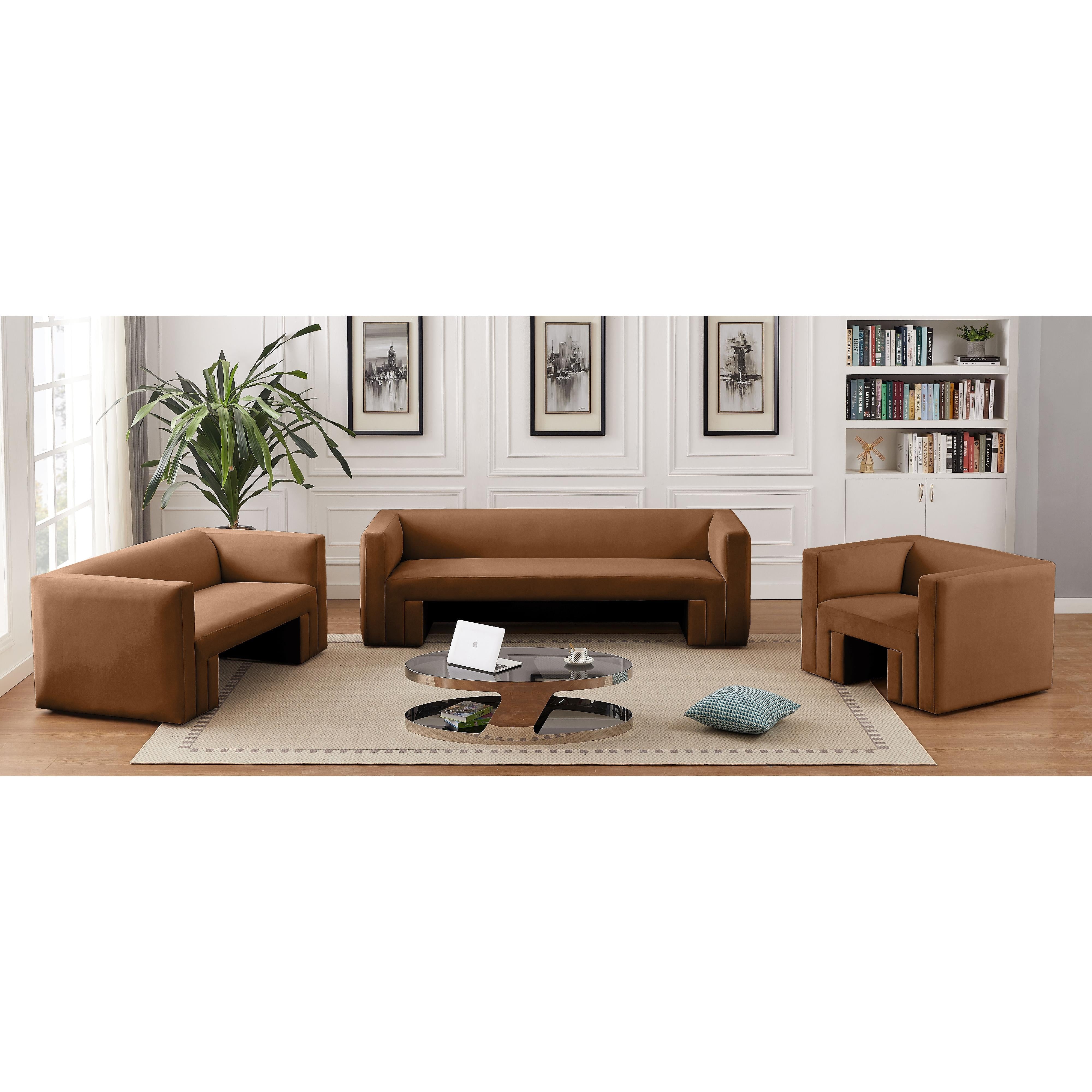 Meridian Henson Saddle Velvet Chair