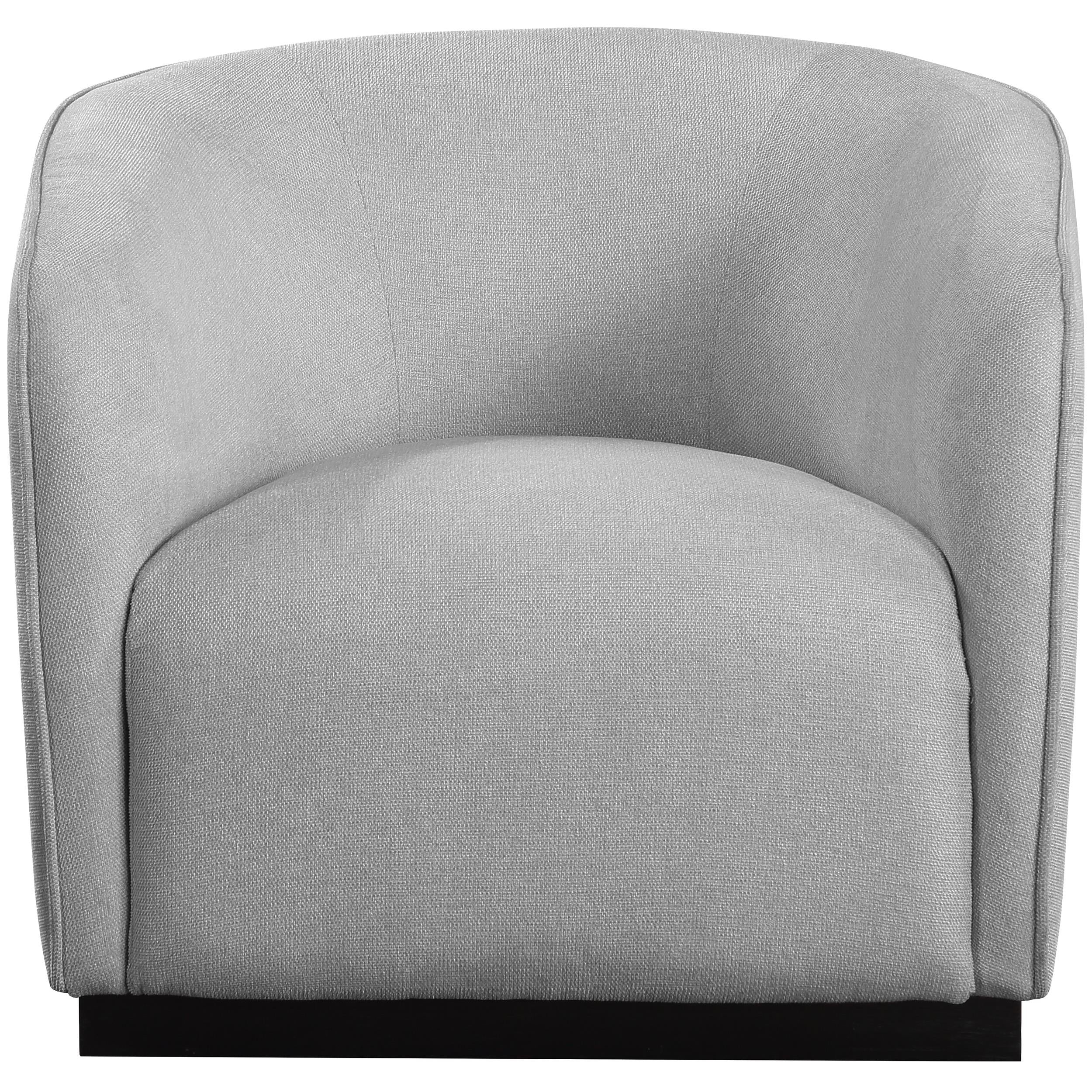 Meridian Mylah Grey Polyester Fabric Chair
