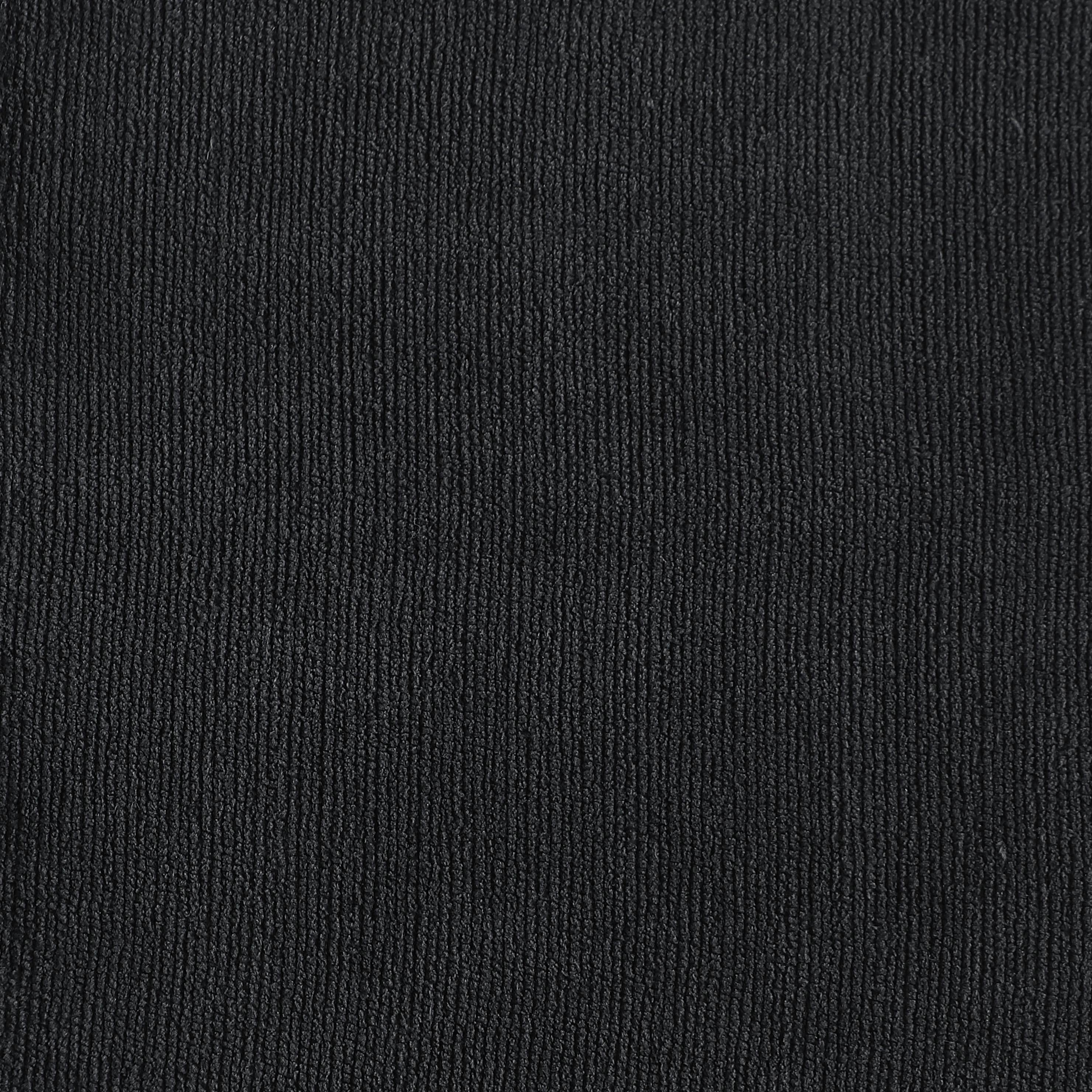 Meridian Ease Black Polyester Fabric Corner