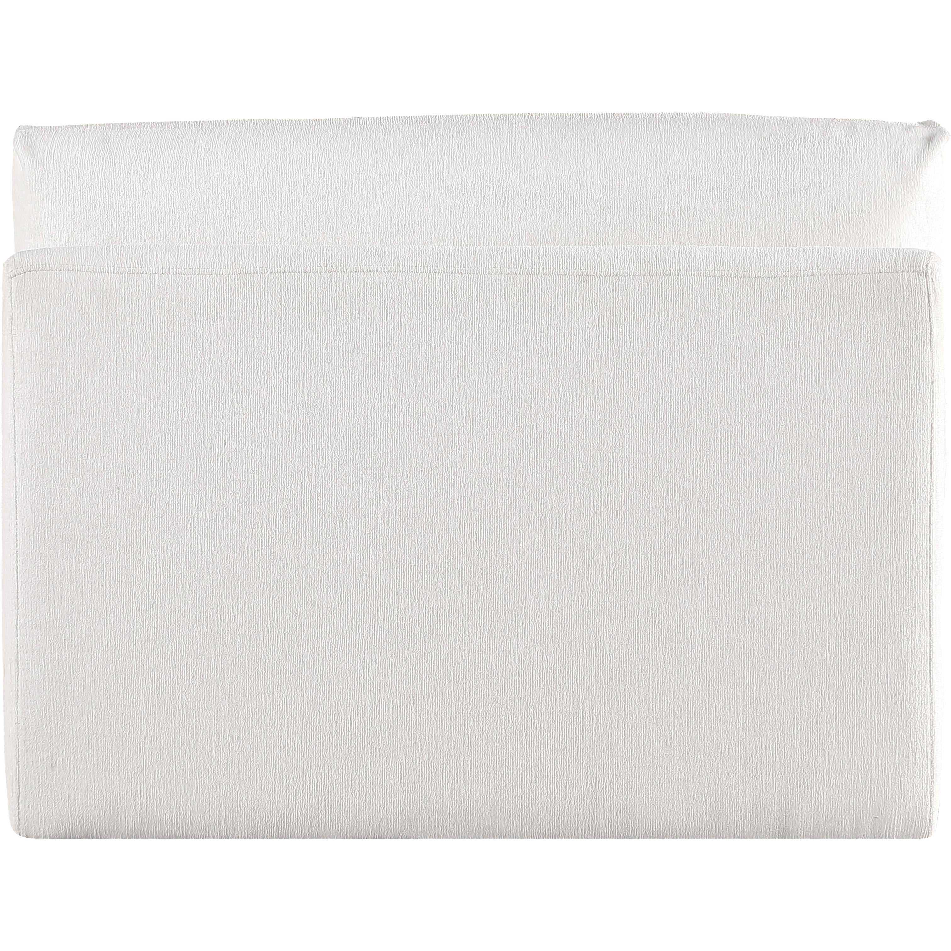 Meridian Ease Cream Polyester Fabric Armless