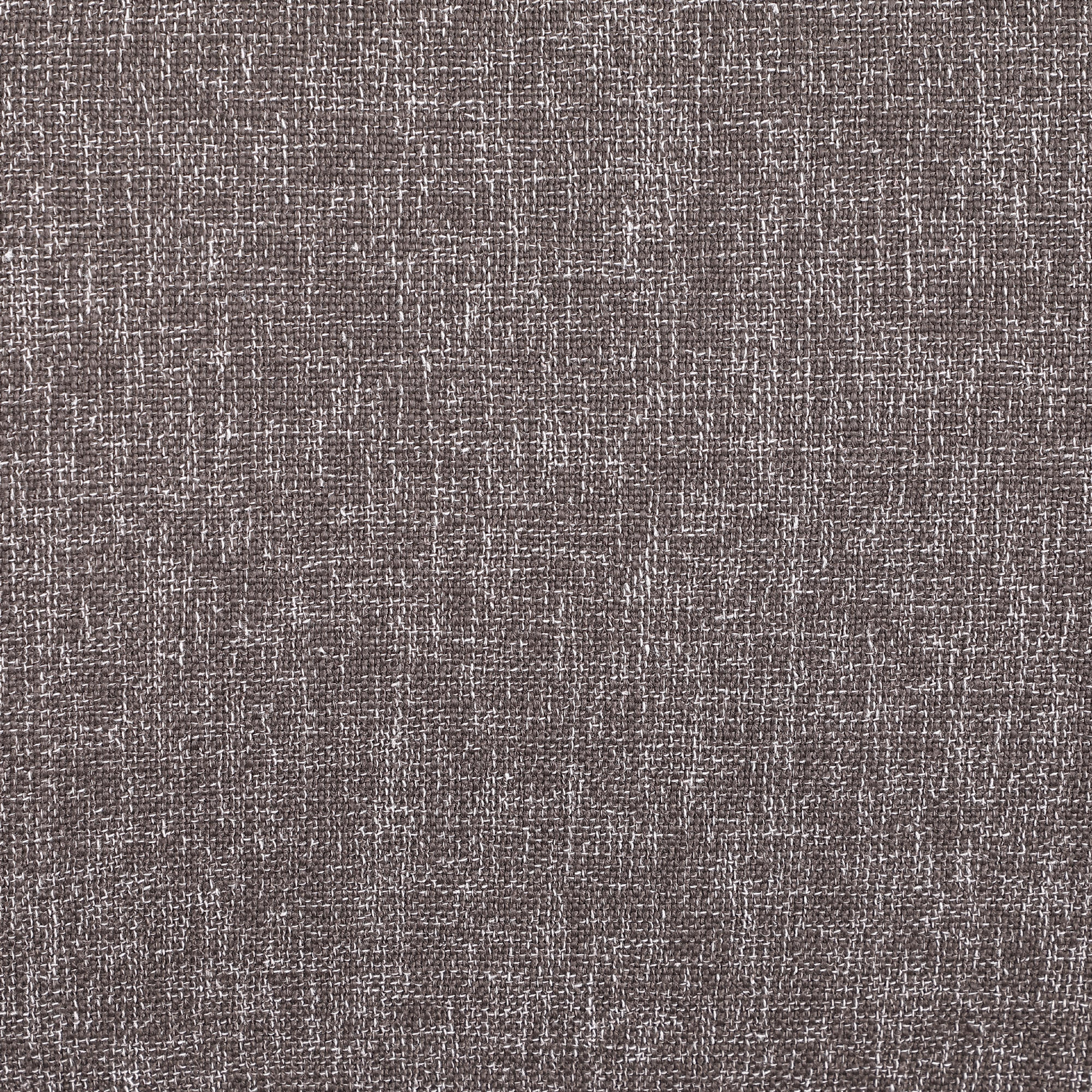Meridian Gramercy Brown Linen Textured Fabric Stool