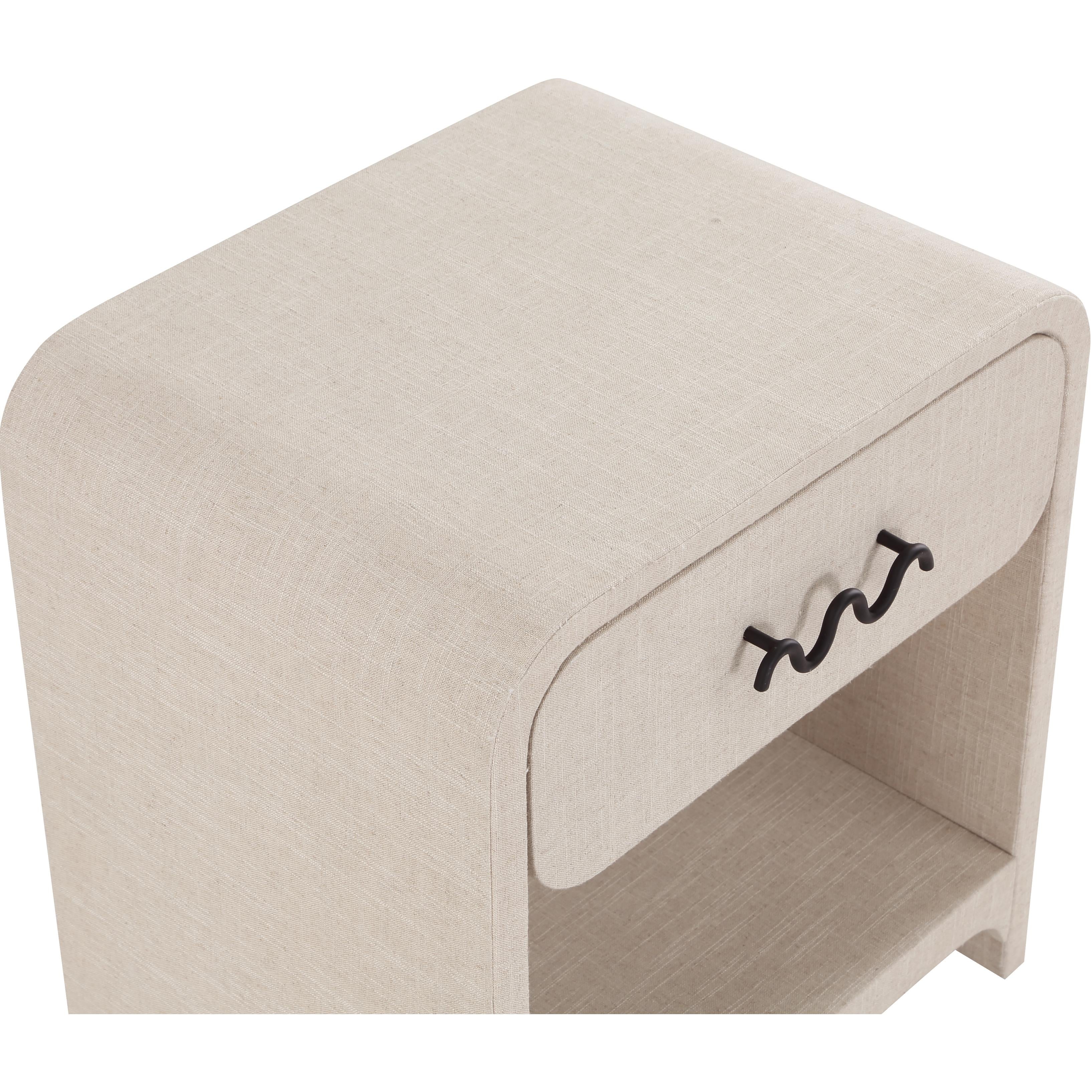 Meridian Medley Cream Night Stand / Side Table