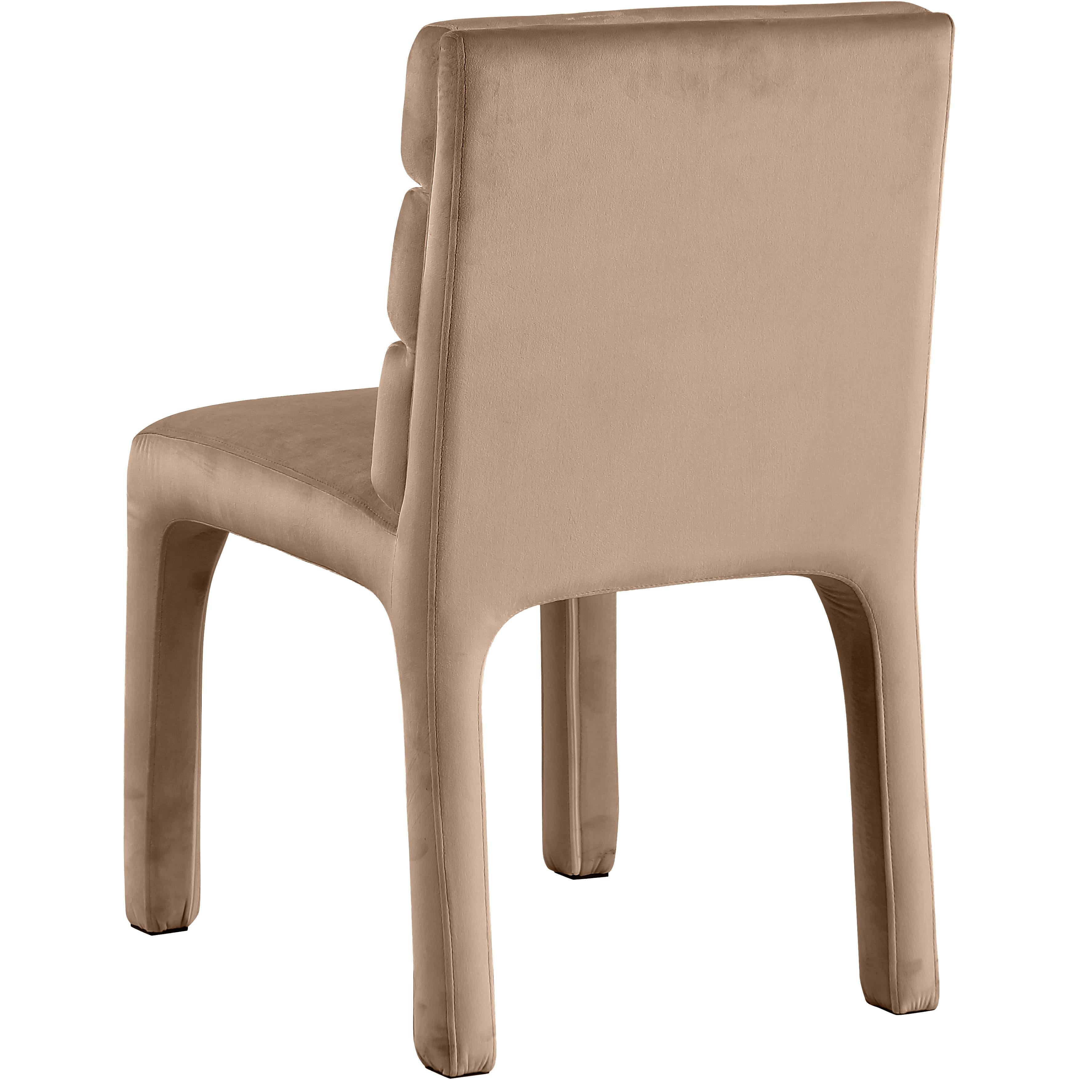 Meridian Kai Beige Velvet Dining Chair