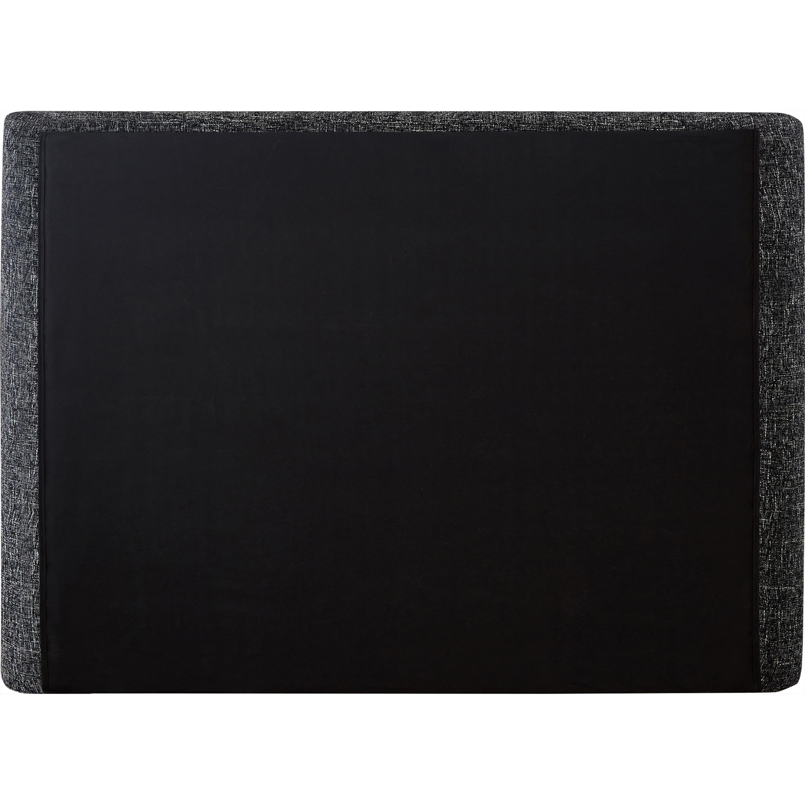 Meridian Penny Black Polyester Fabric Full Bed