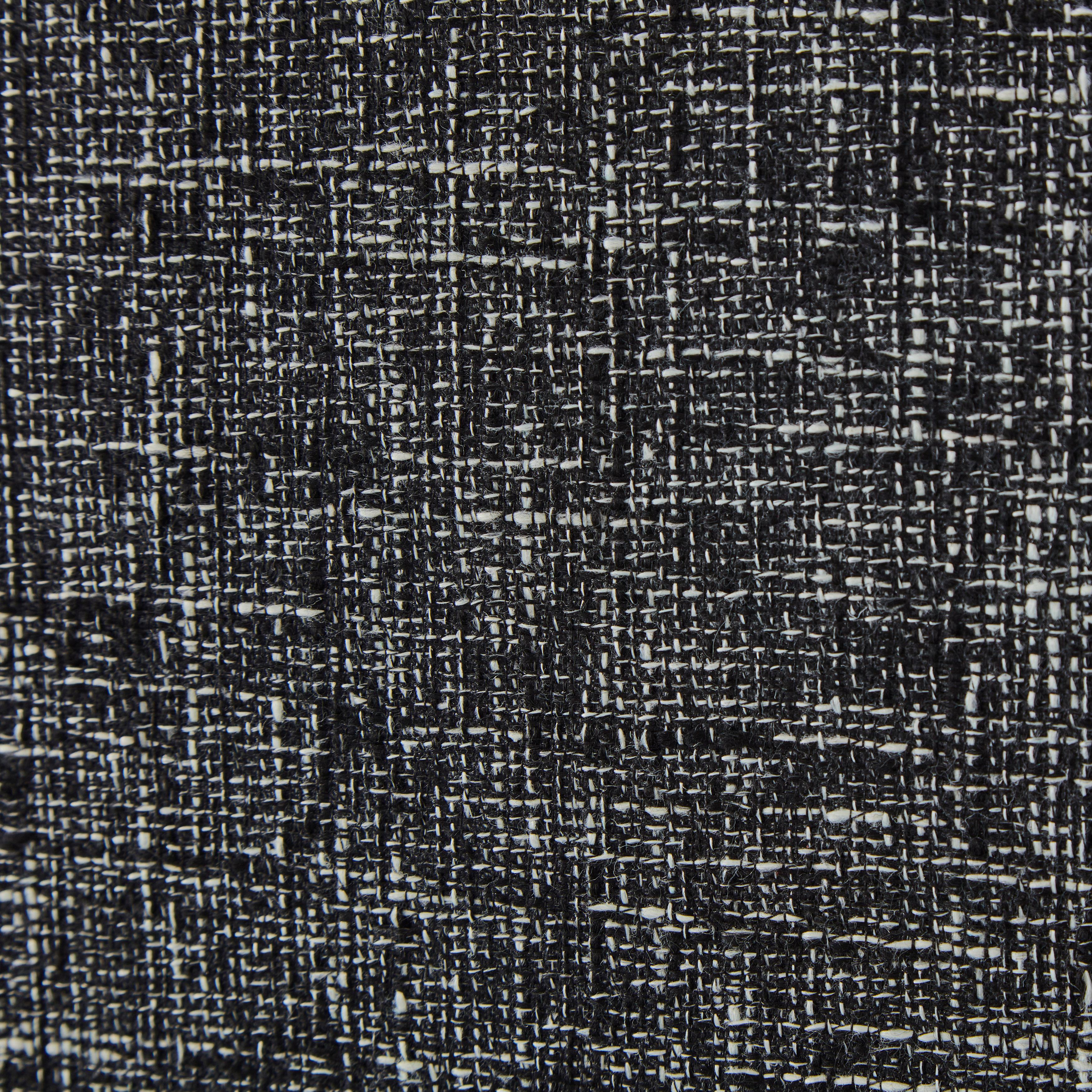 Meridian Penny Black Polyester Fabric King Bed