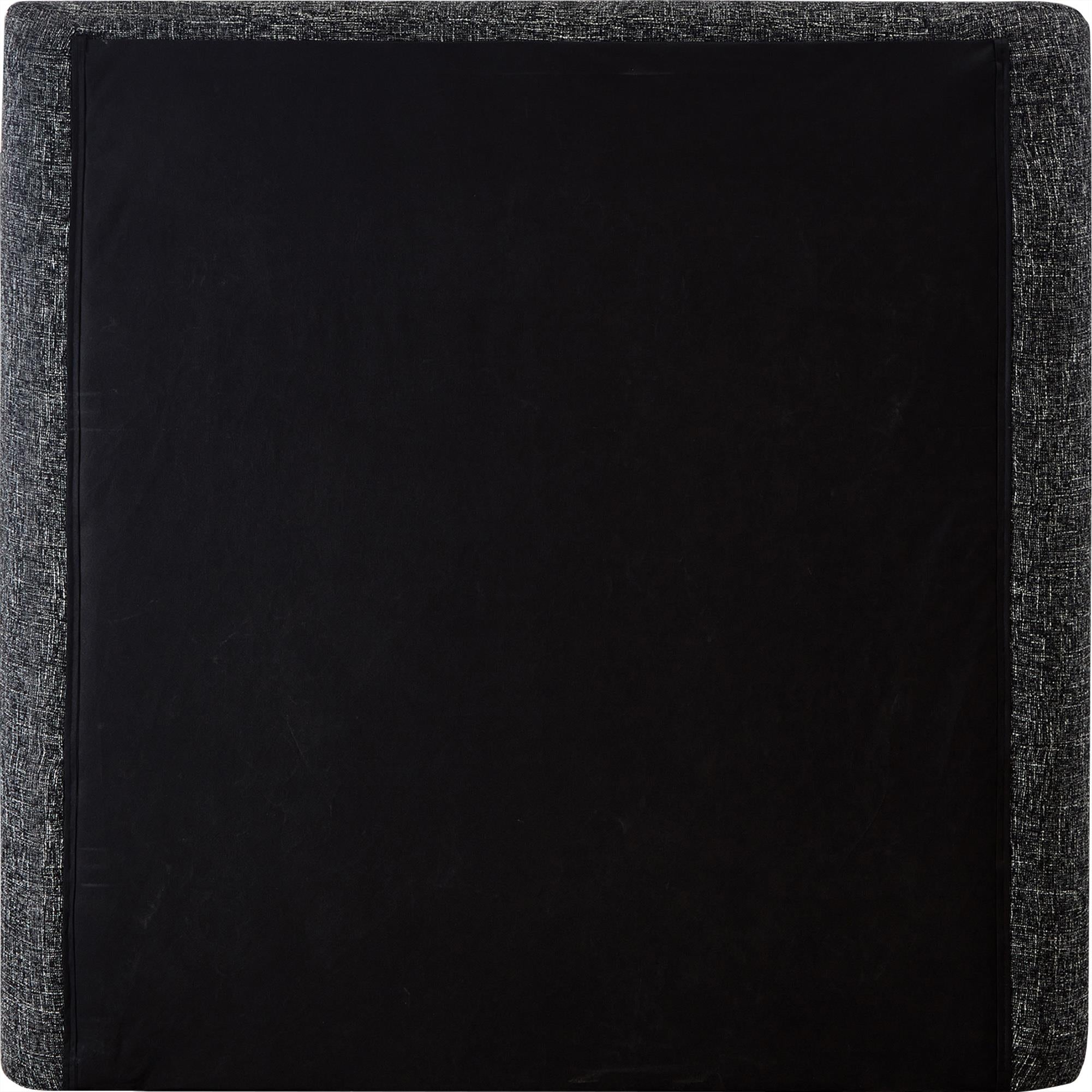 Meridian Penny Black Polyester Fabric Twin Bed