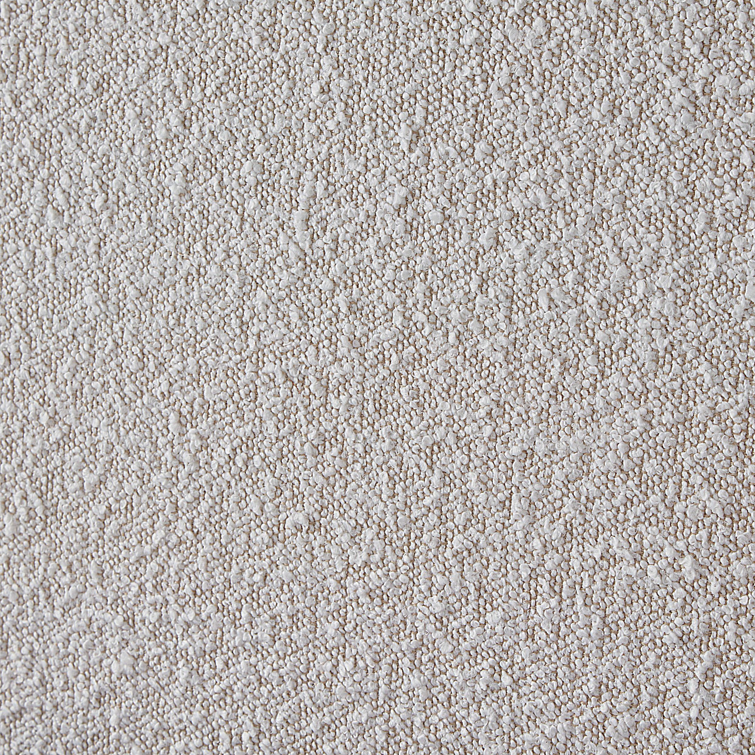 Meridian Penny Cream Boucle Fabric King Bed