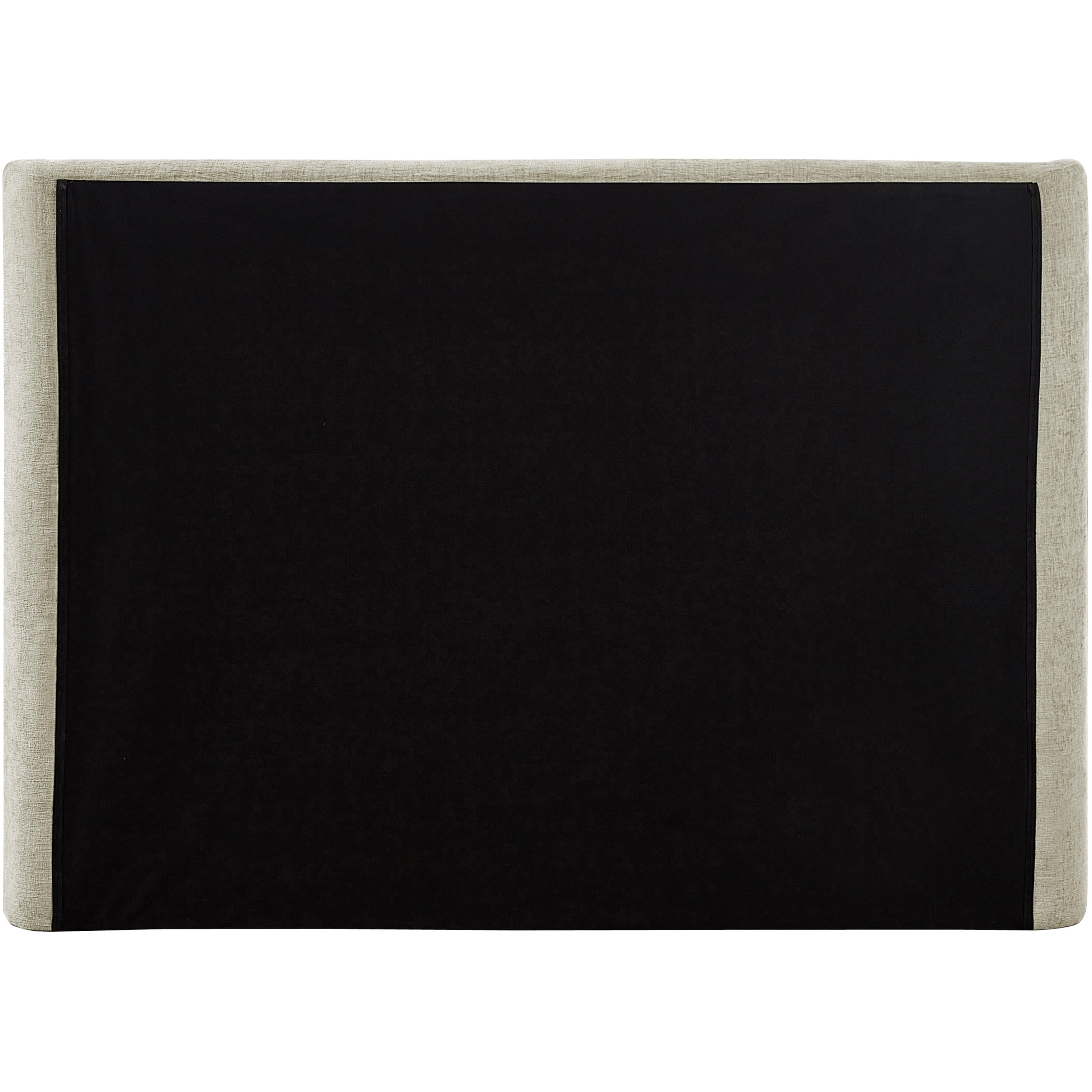 Meridian Penny Cream Chenille Fabric Full Bed