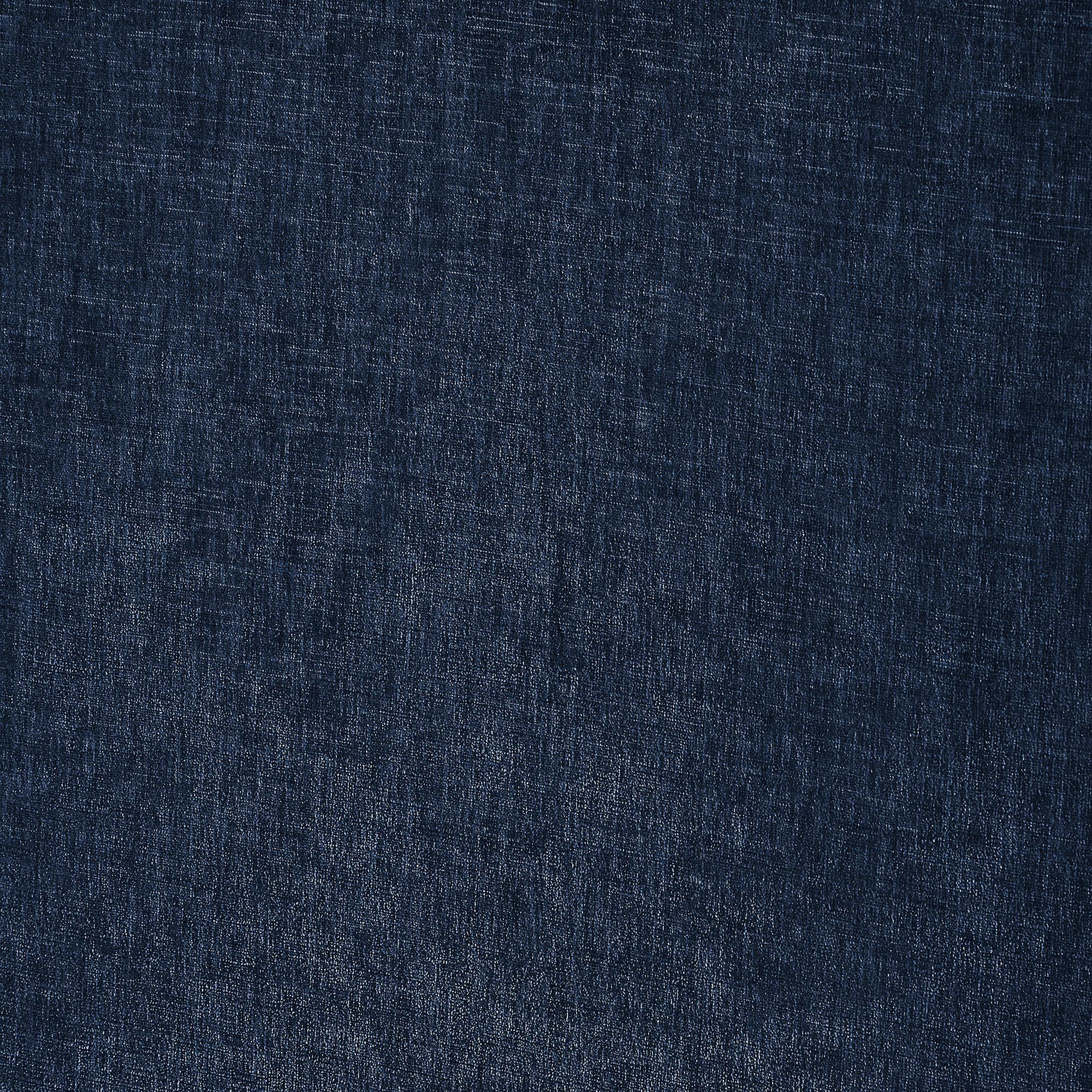 Meridian Penny Navy Chenille Fabric Queen Bed