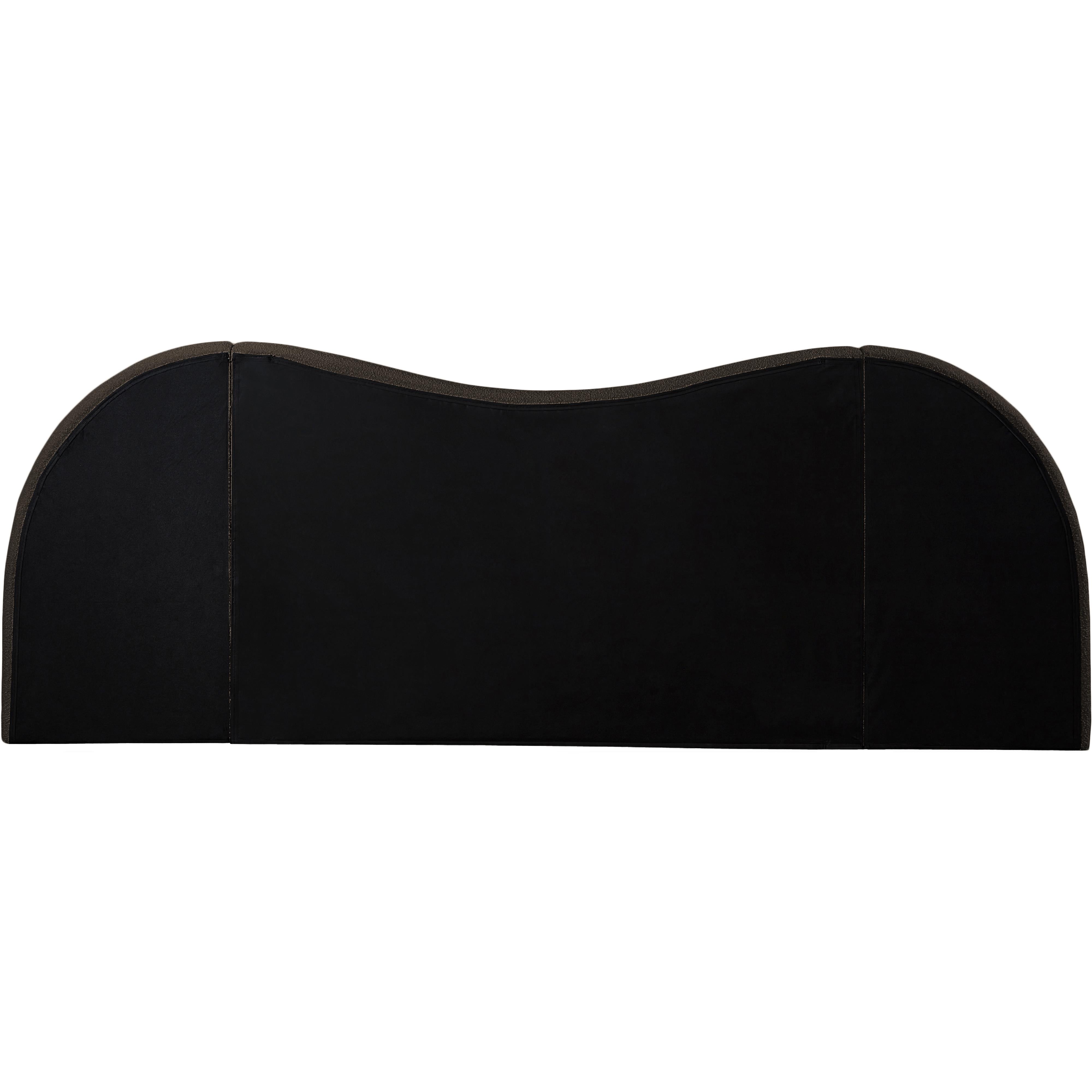 Meridian Everest Brown Boucle Fabric King Bed (3 Boxes)
