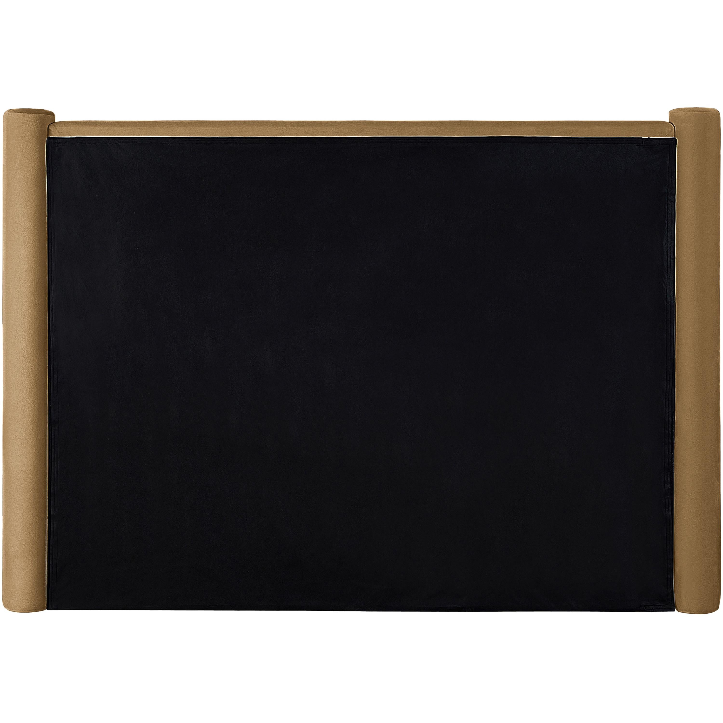 Meridian Elias Saddle Velvet King Bed