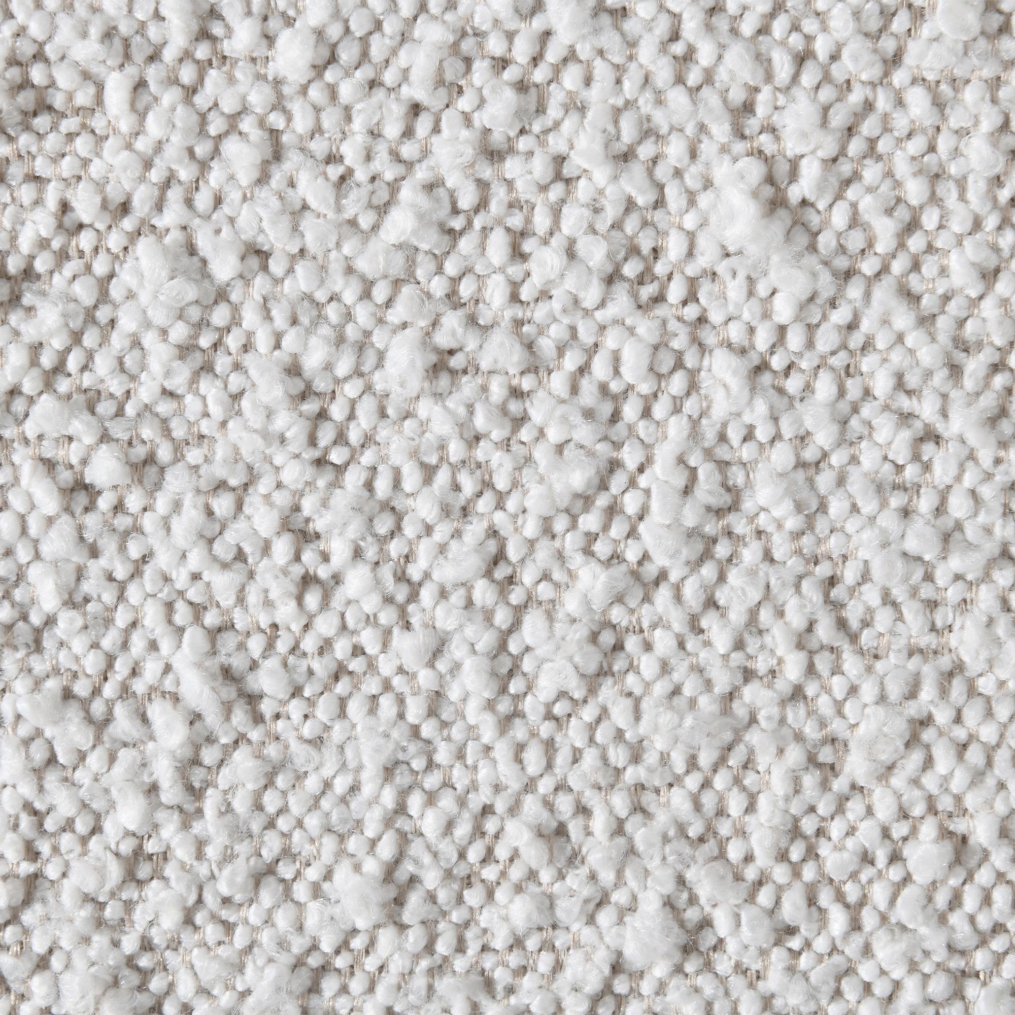 Meridian Jardin Cream Boucle Fabric Twin Bed (3 Boxes)