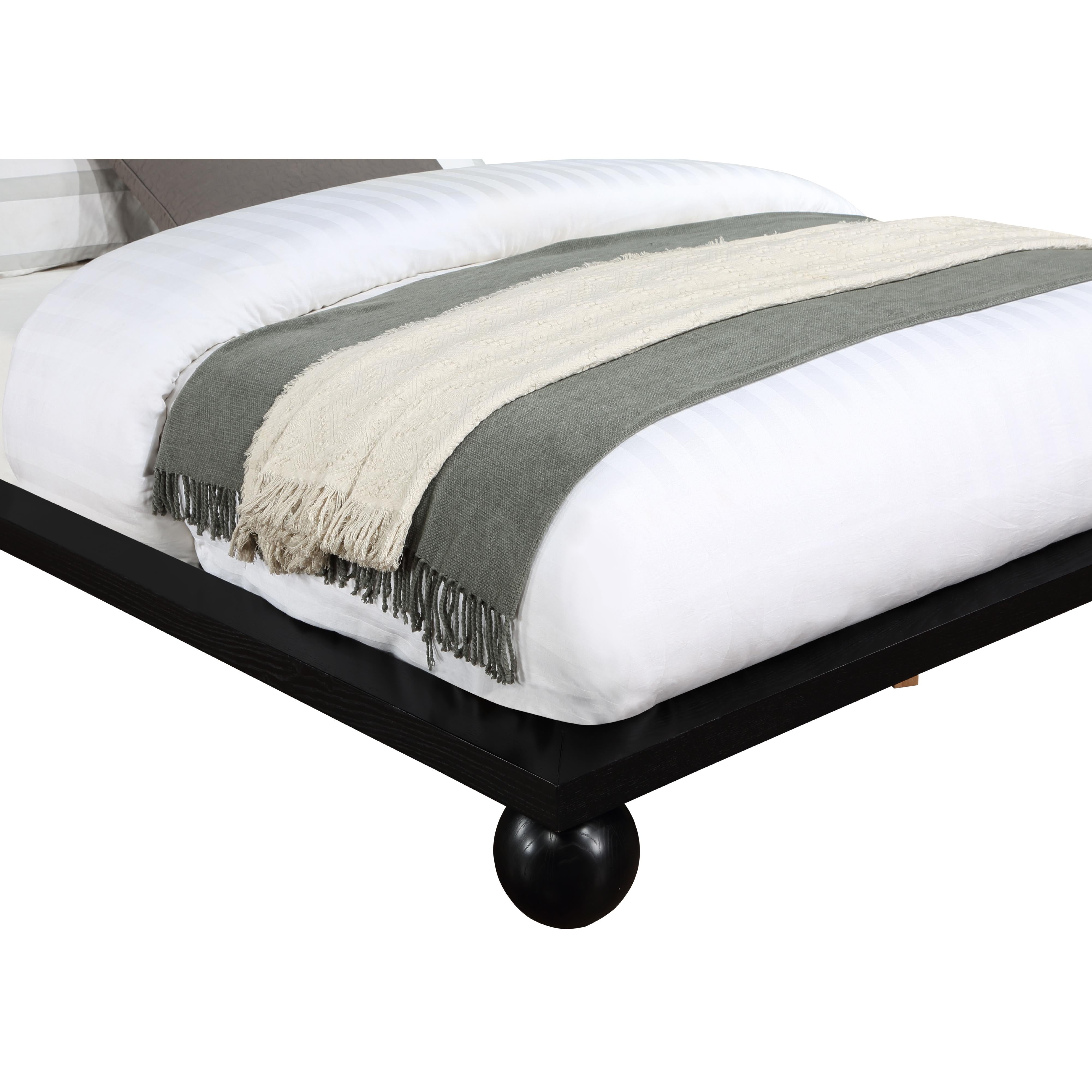 Meridian Kent Black King Bed (3 Boxes)