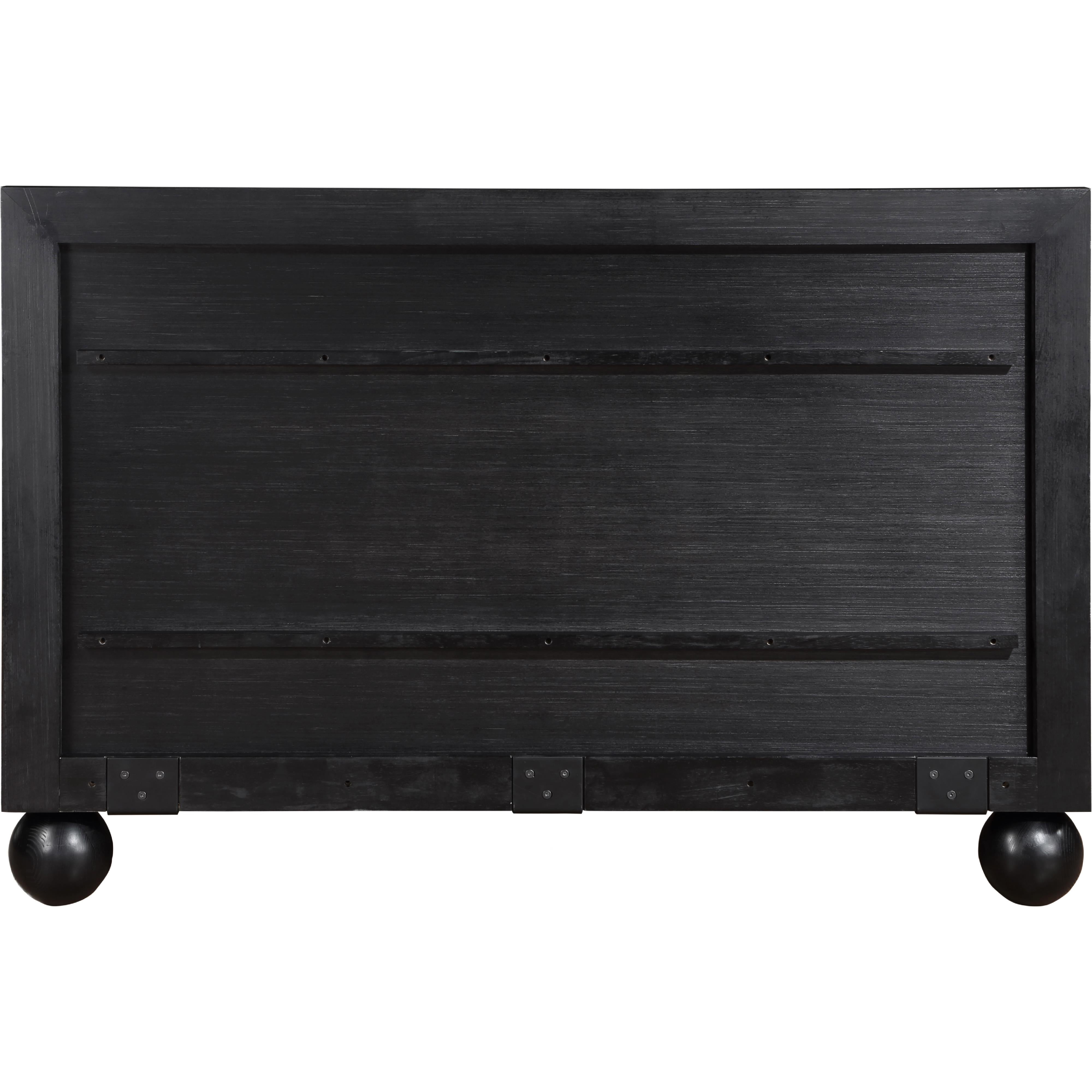 Meridian Kent Black Queen Bed (3 Boxes)
