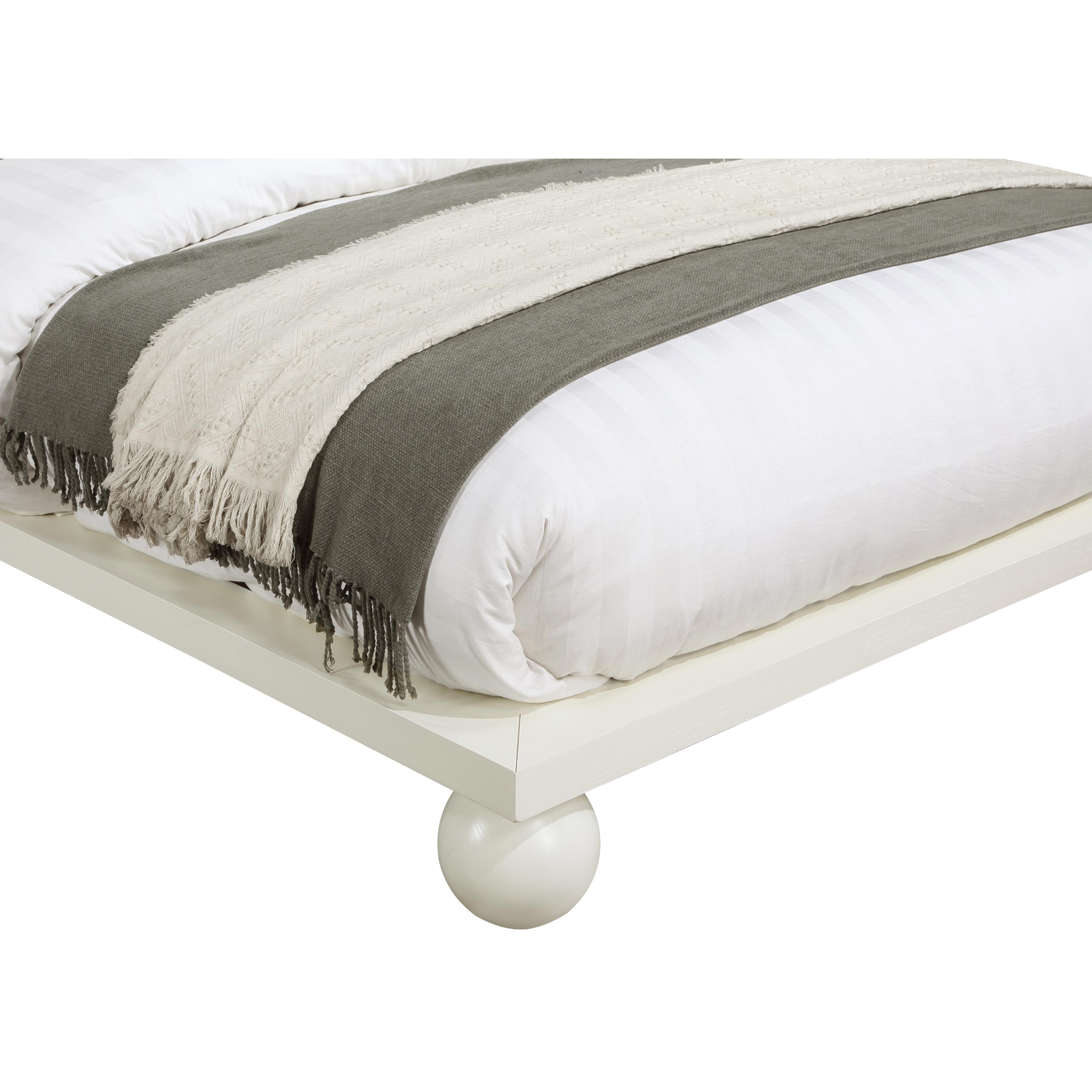 Meridian Kent Cream King Bed (3 Boxes)