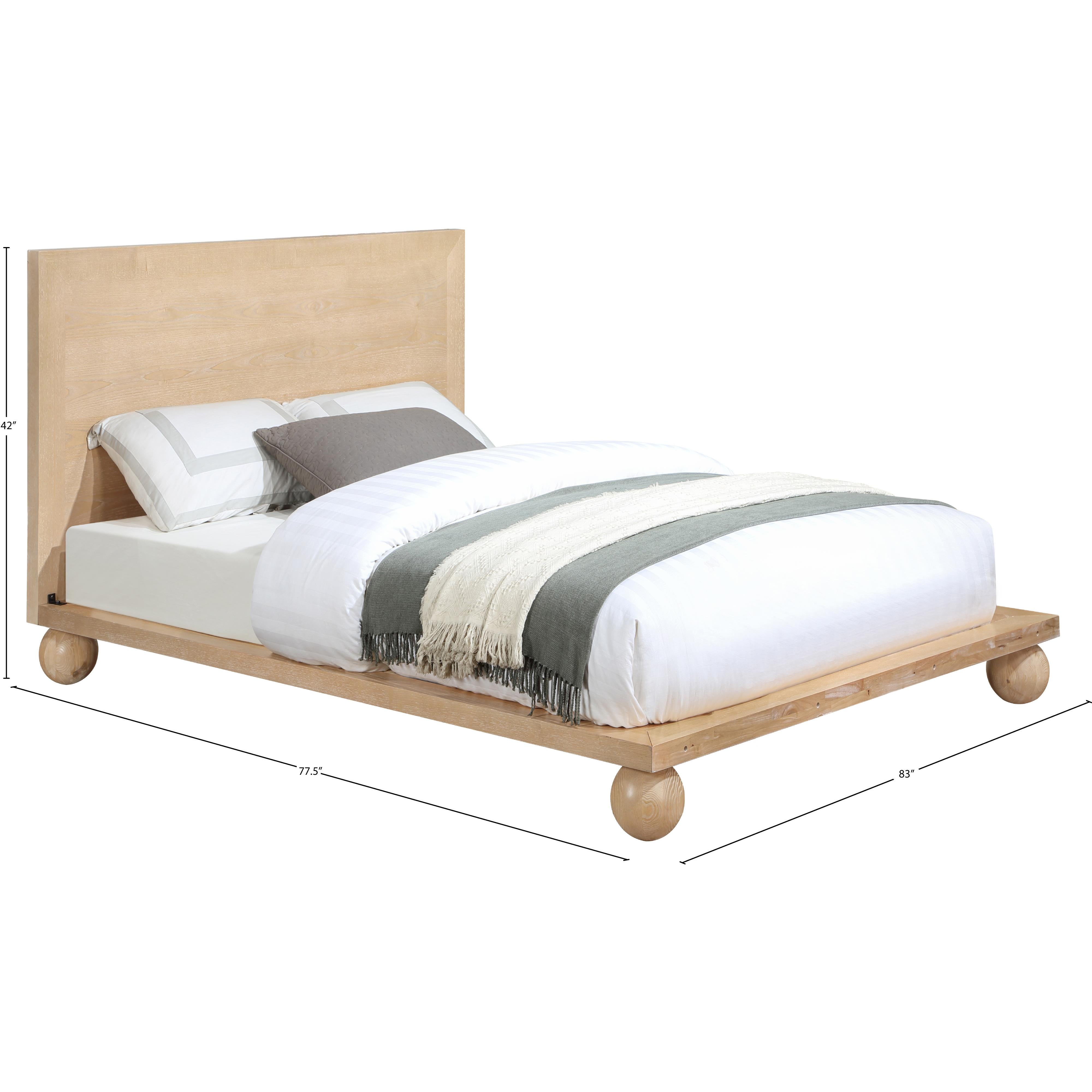 Meridian Kent Natural King Bed (3 Boxes)