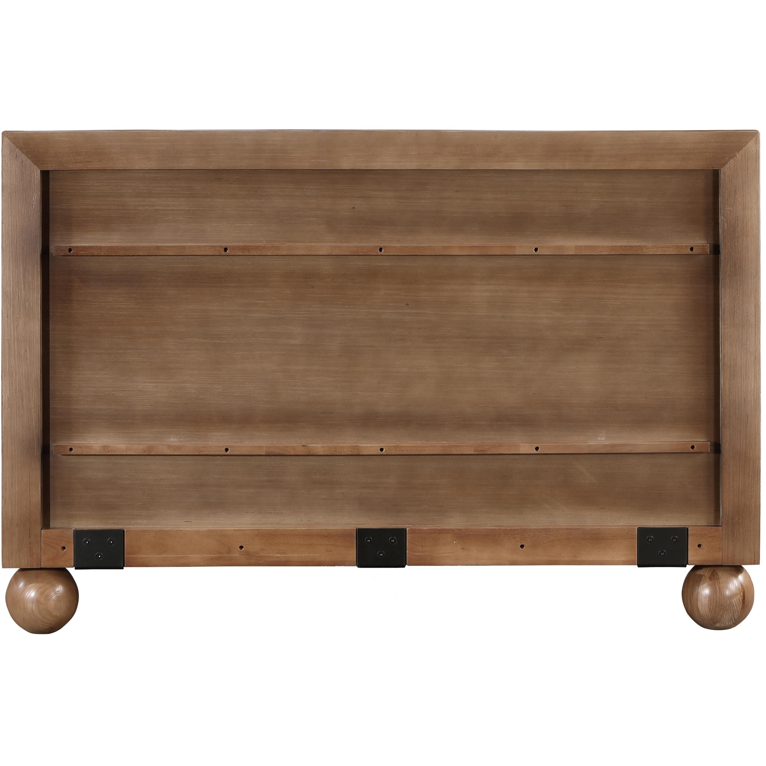 Meridian Kent Walnut King Bed (3 Boxes)