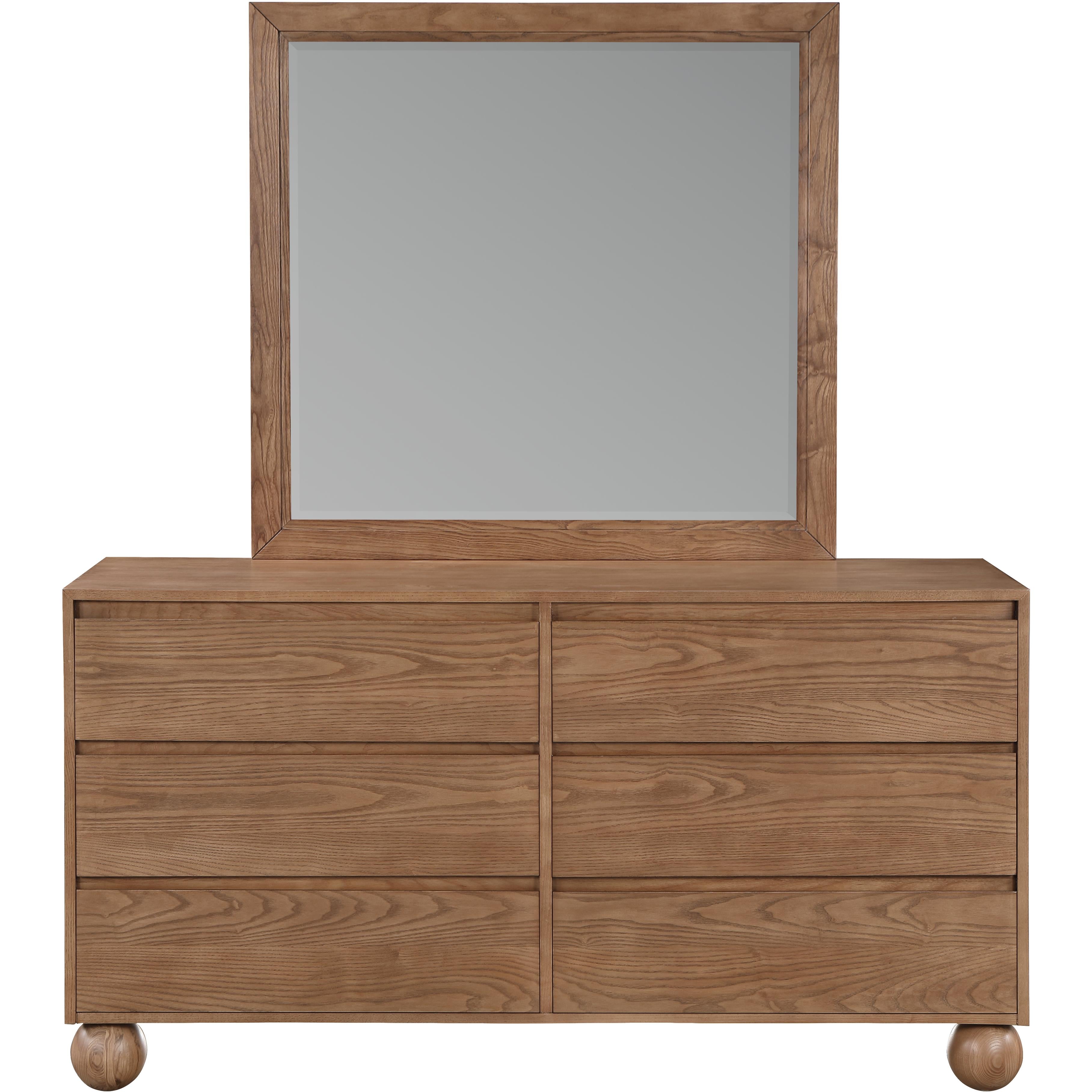 Meridian Kent Walnut Mirror