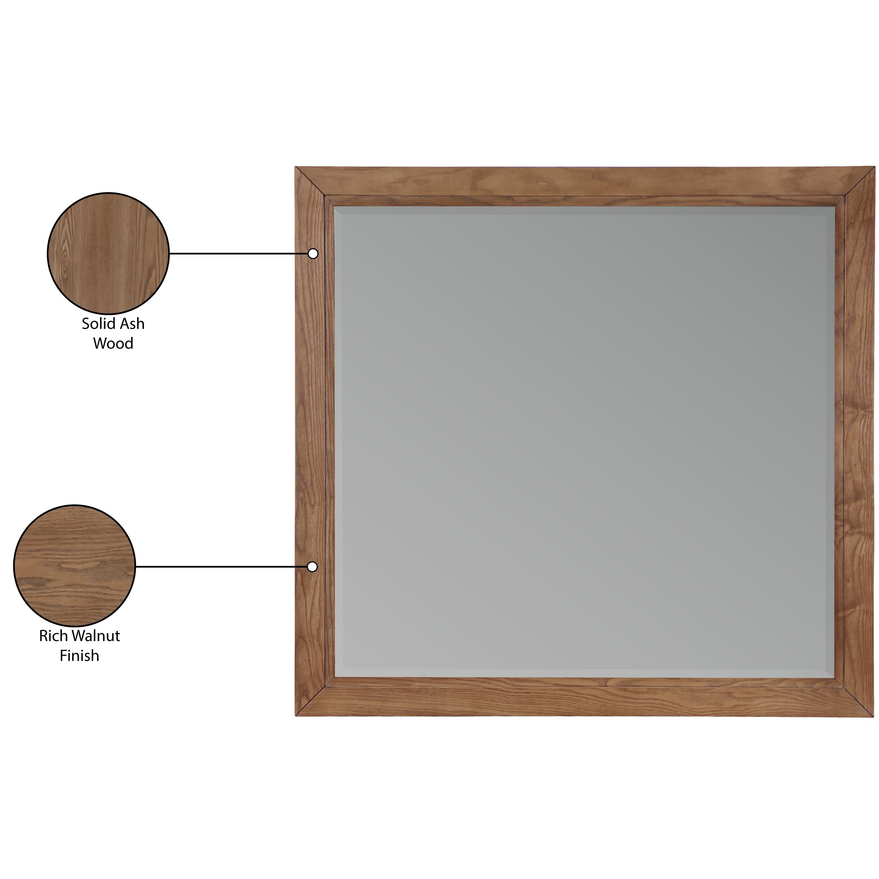 Meridian Kent Walnut Mirror