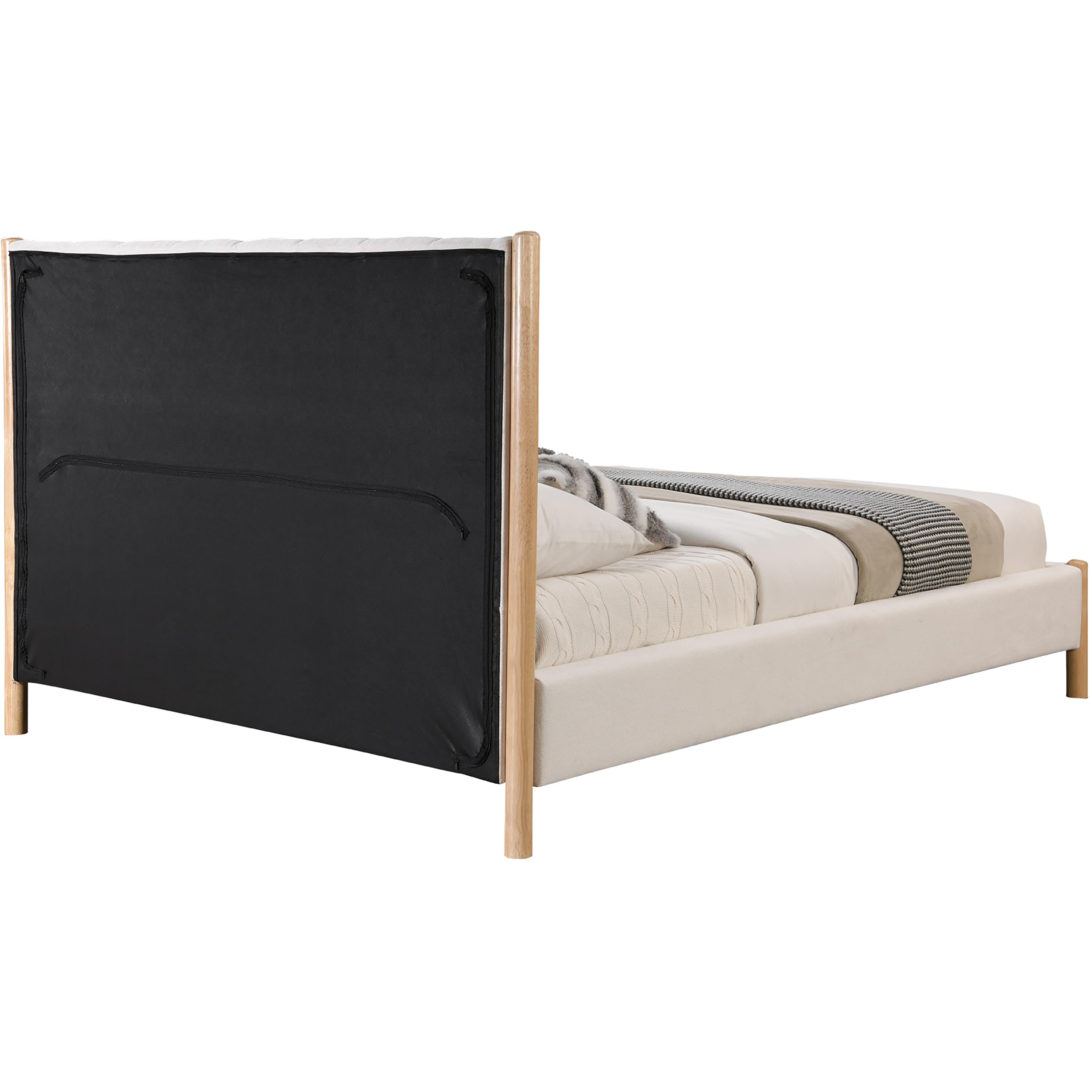 Meridian Kona Cream Polyester Fabric Full Bed