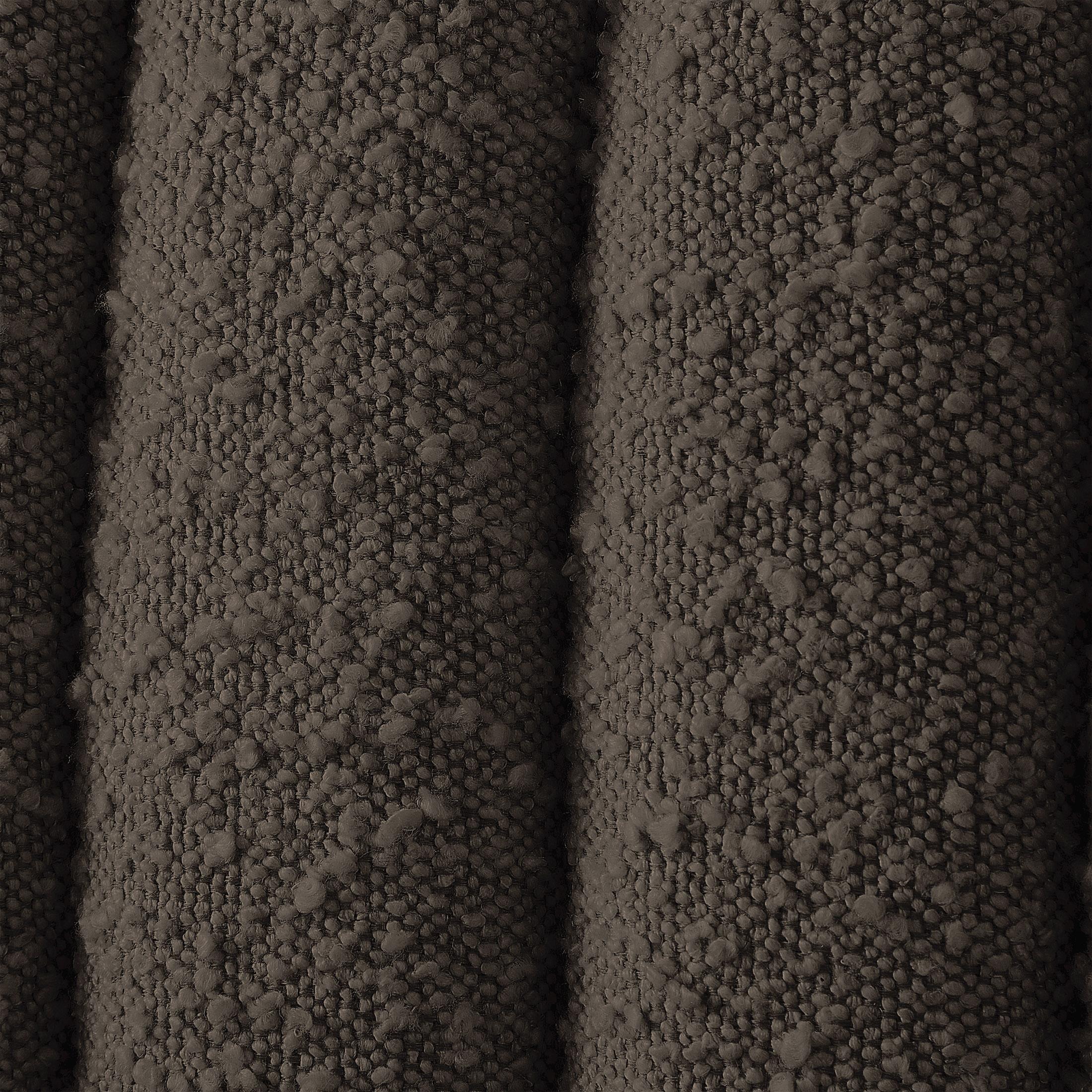 Meridian Nash Brown Boucle Fabric Full Bed