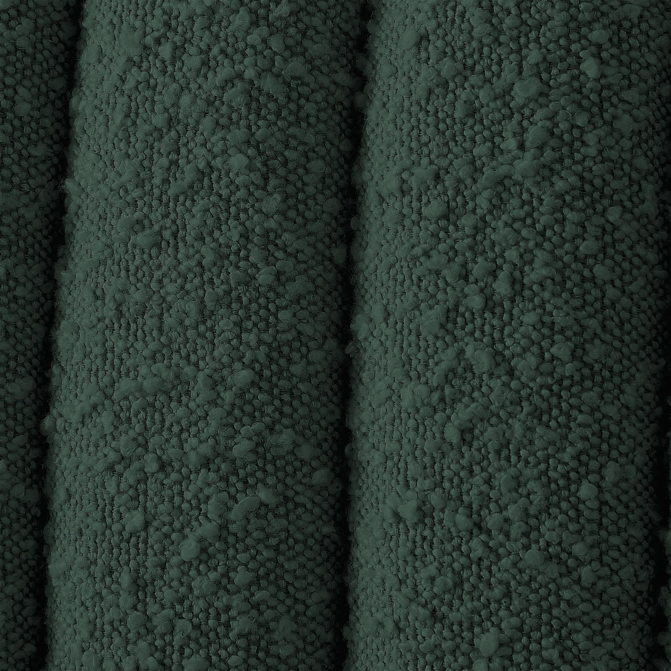 Meridian Nash Green Boucle Fabric Full Bed