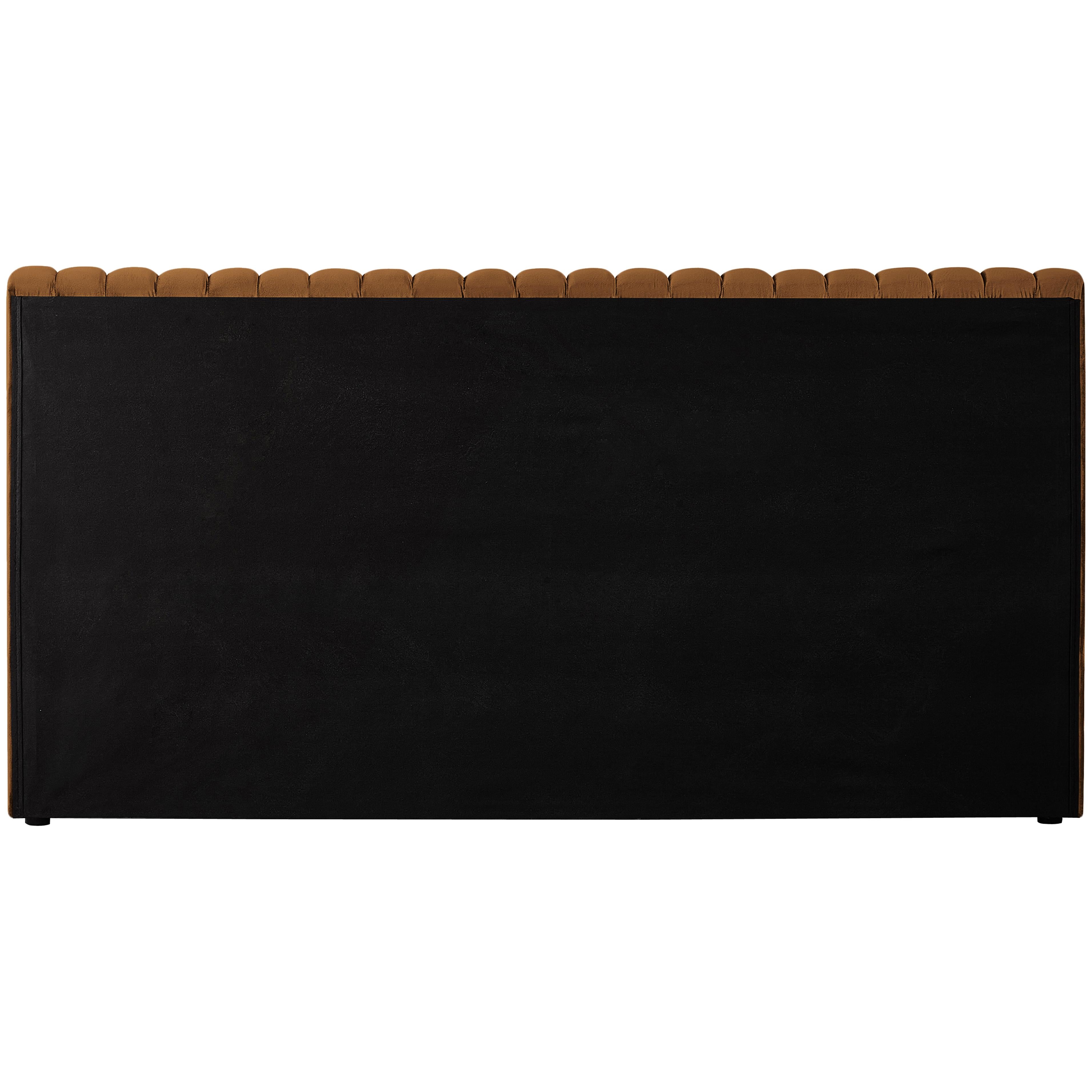 Meridian Nico Saddle Velvet King Bed