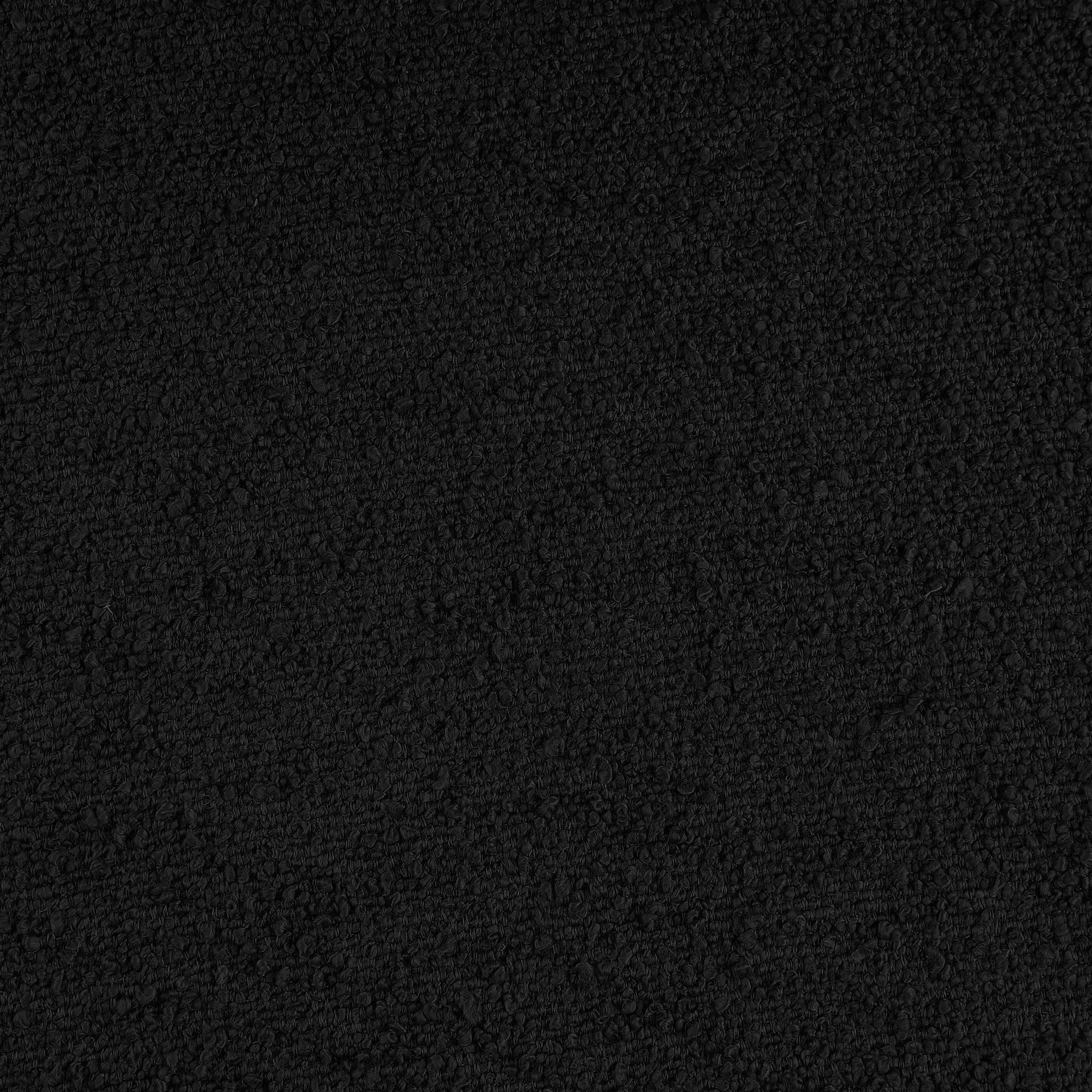 Meridian Shiloh Black Boucle Fabric King Bed (3 Boxes)