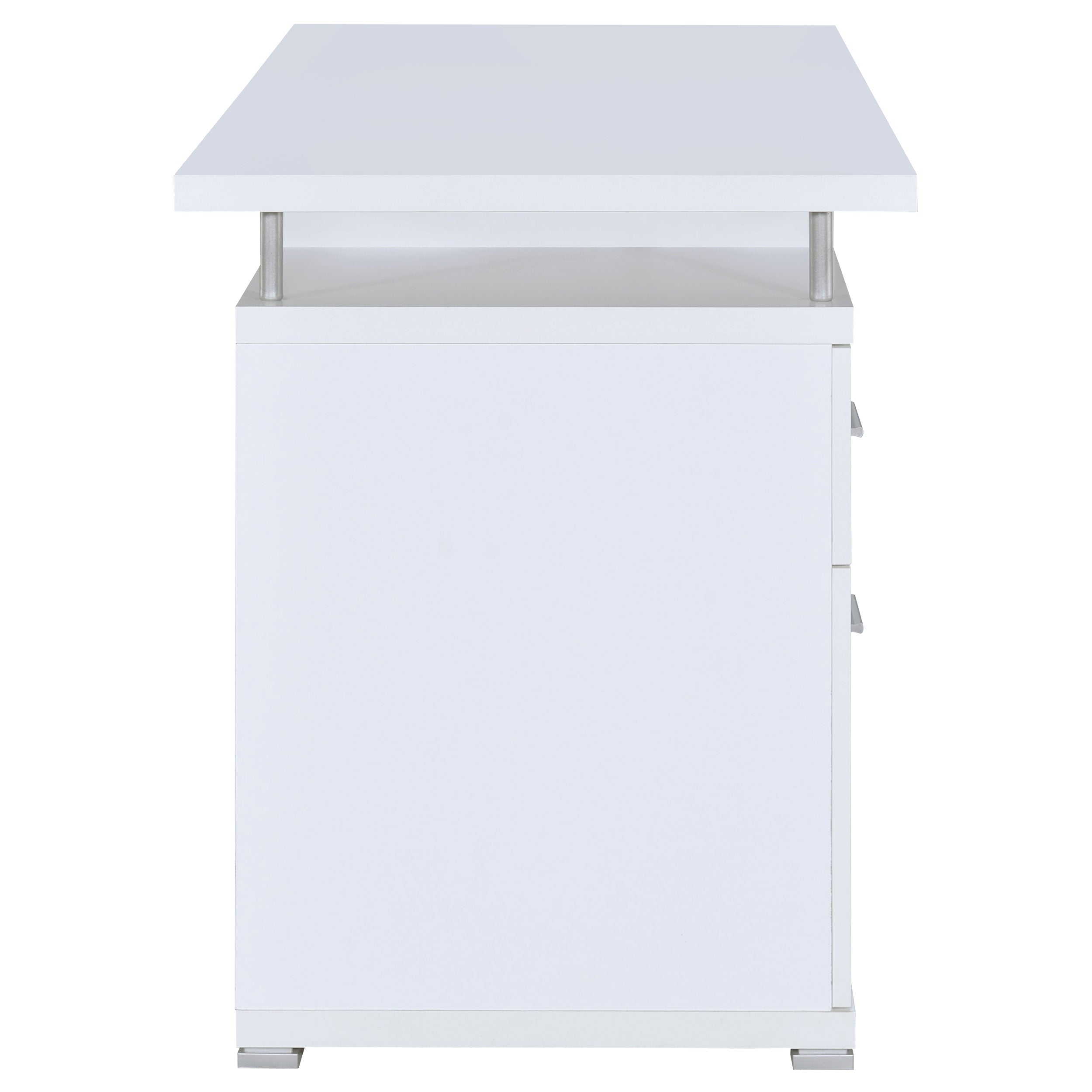 Tracy 55-inch 2-drawer Office Computer Desk Cappuccino