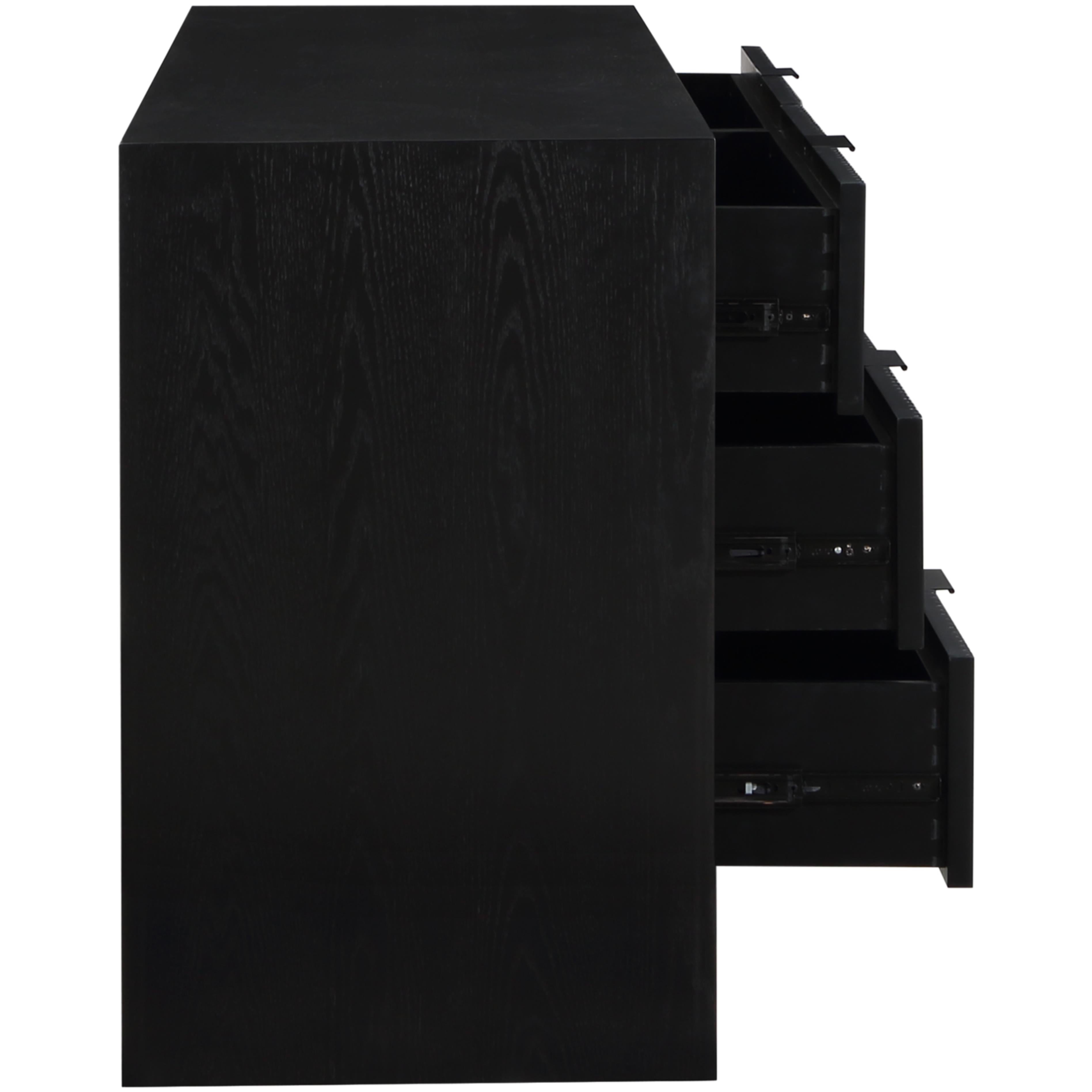 Meridian Fairfax Black Dresser