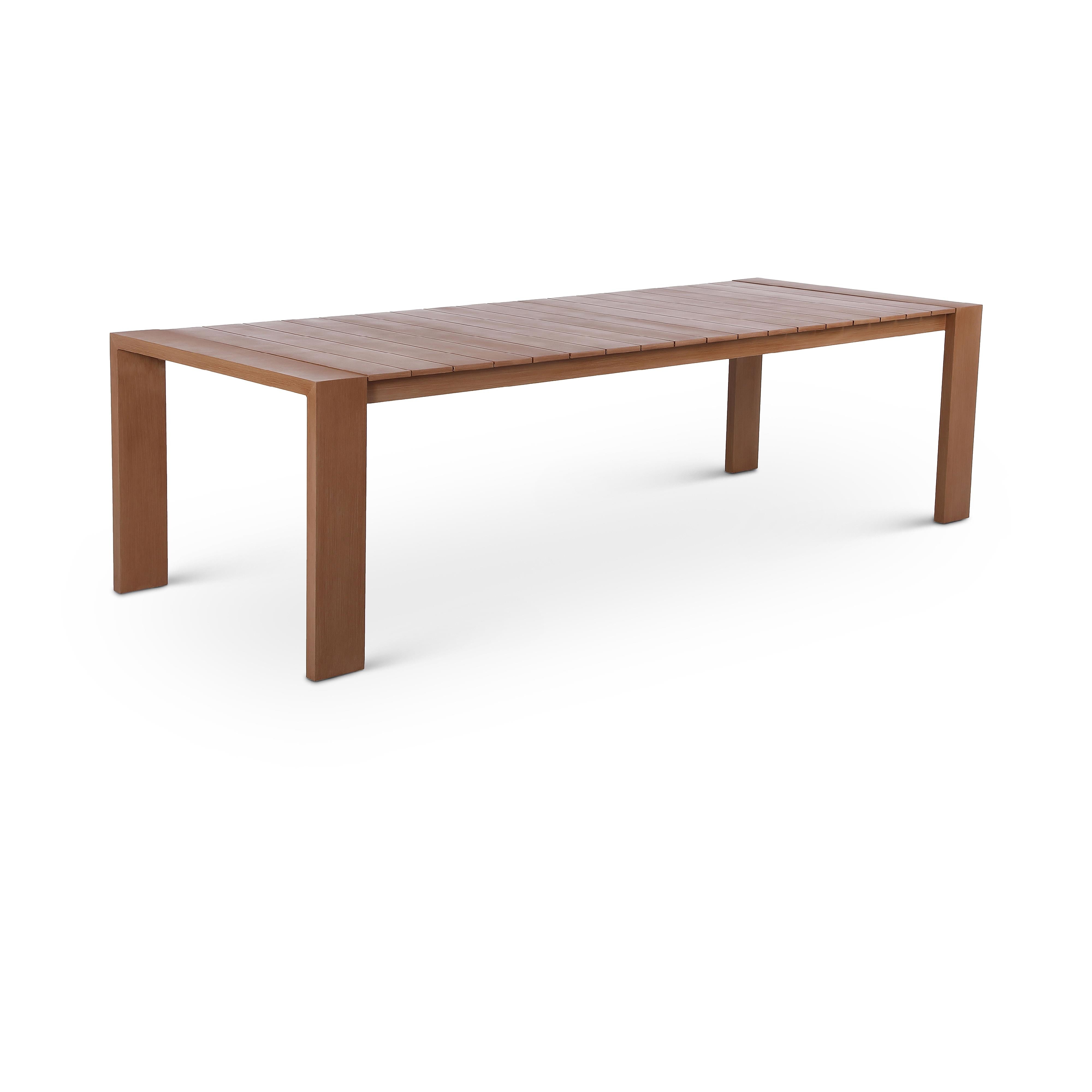 Meridian Maui Natural Outdoor Patio Dining Table