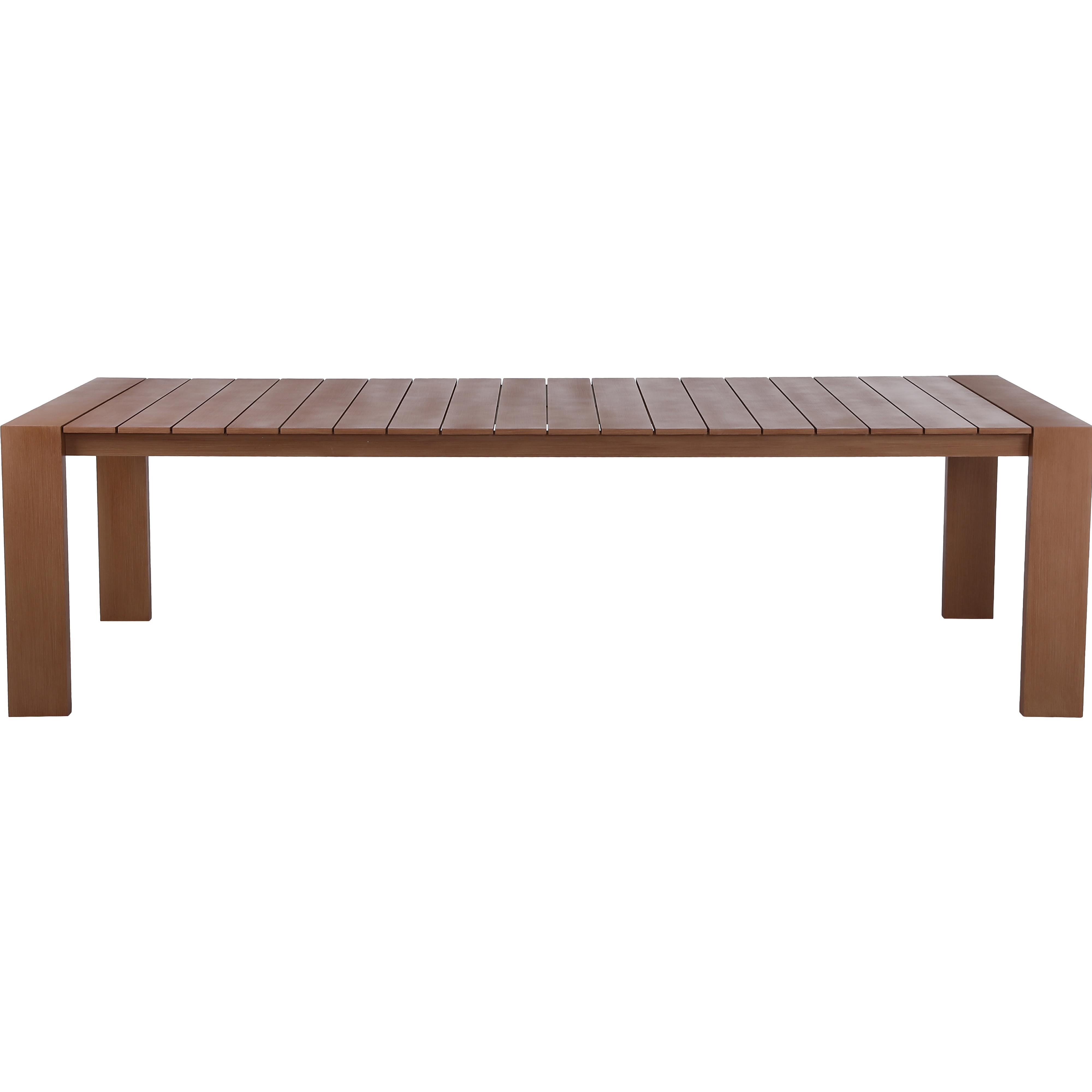 Meridian Maui Natural Outdoor Patio Dining Table