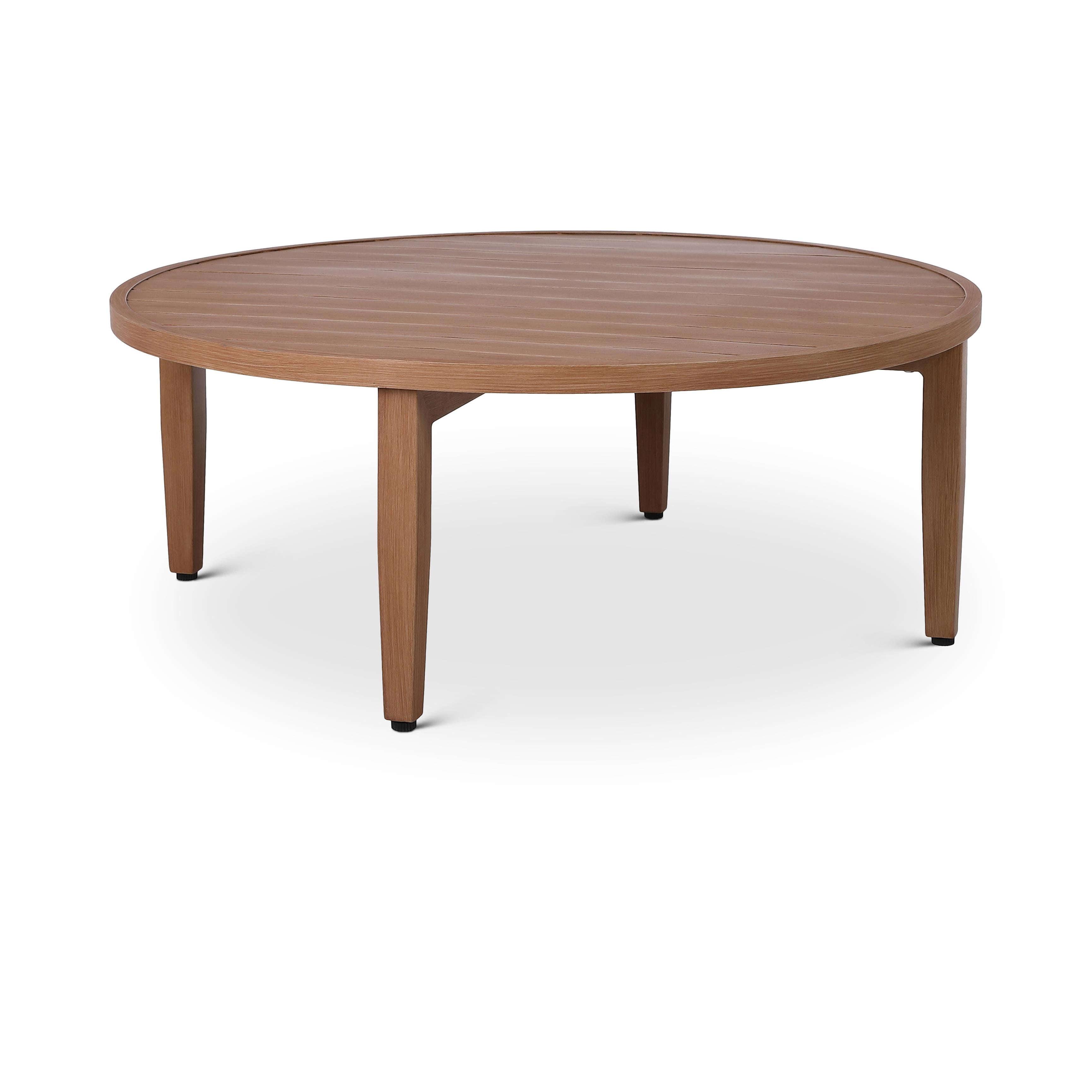 Meridian Maui Natural Outdoor Patio Coffee Table