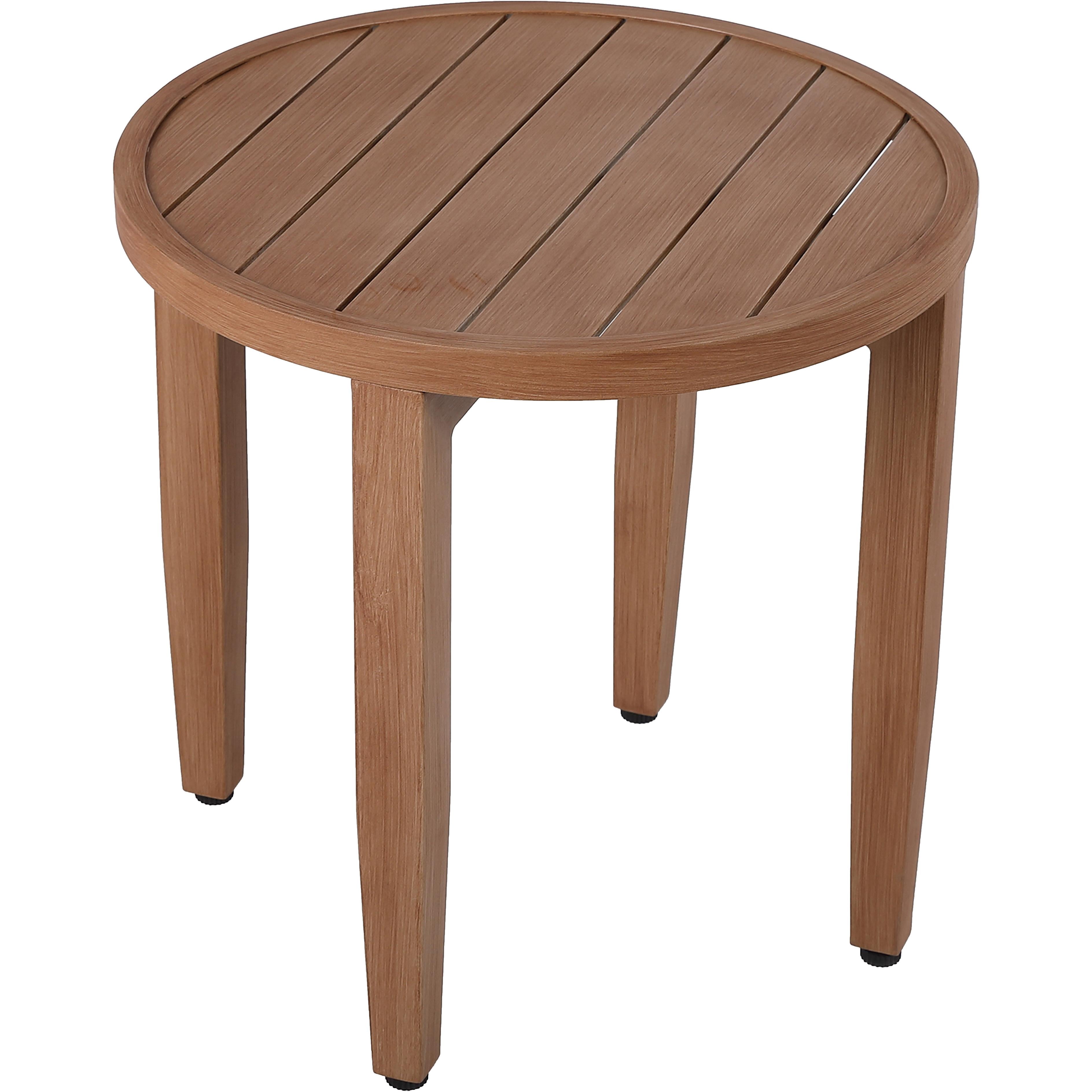 Meridian Maui Natural Outdoor Patio End Table
