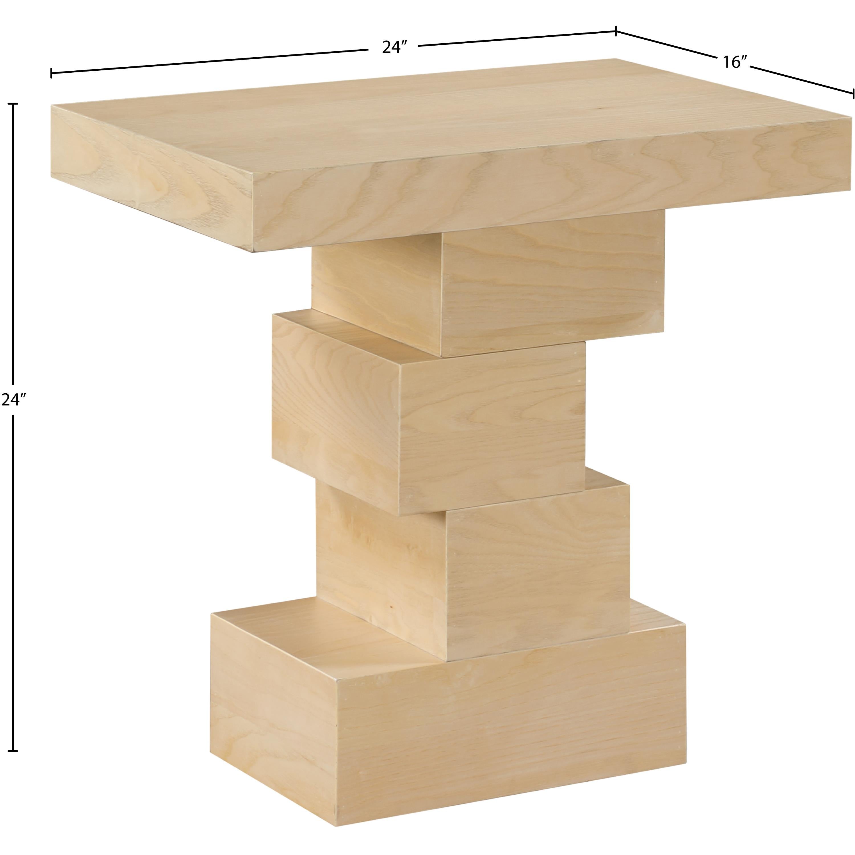 Meridian Westmount Natural End Table