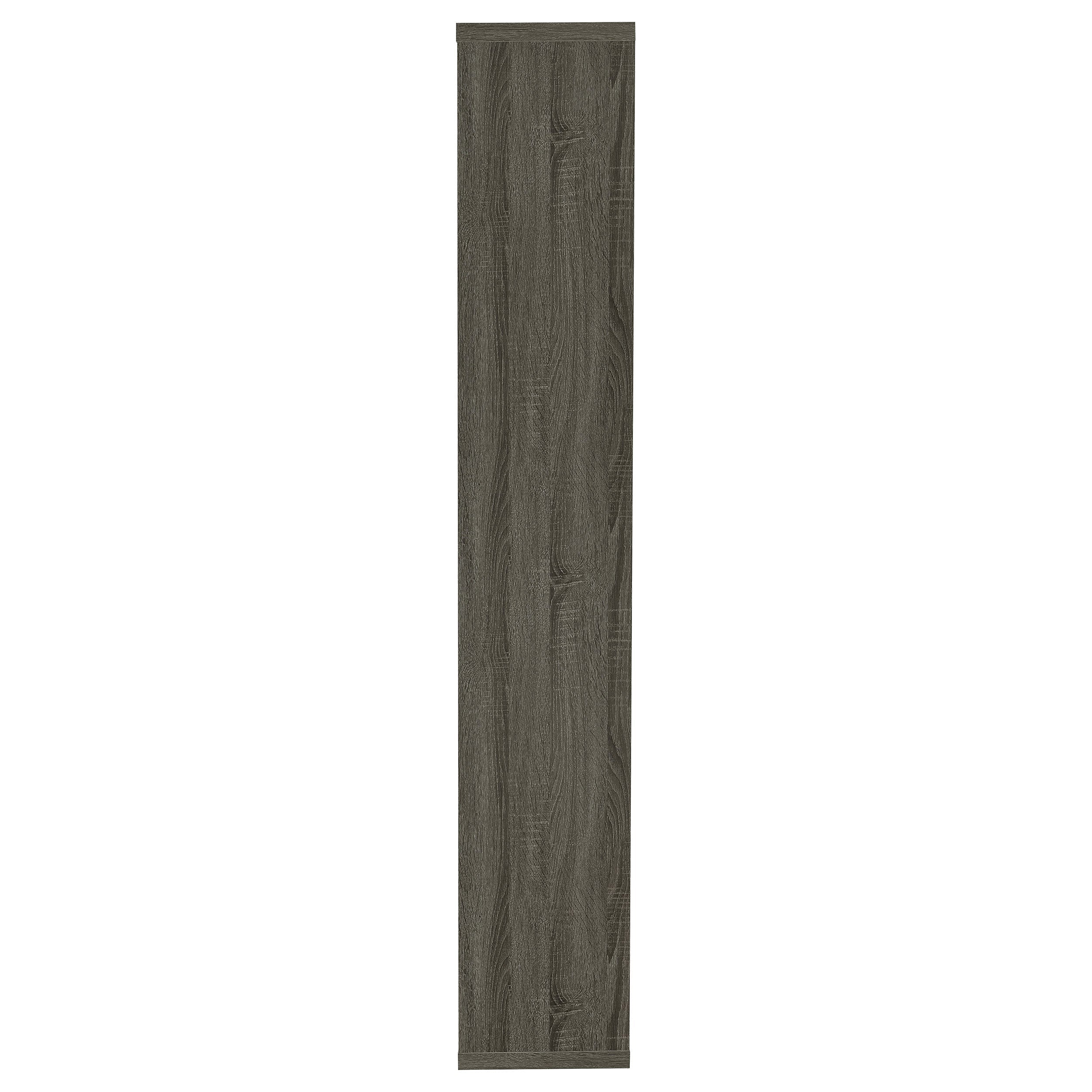 Theo 71-inch 7-shelf Bookshelf Cappuccino