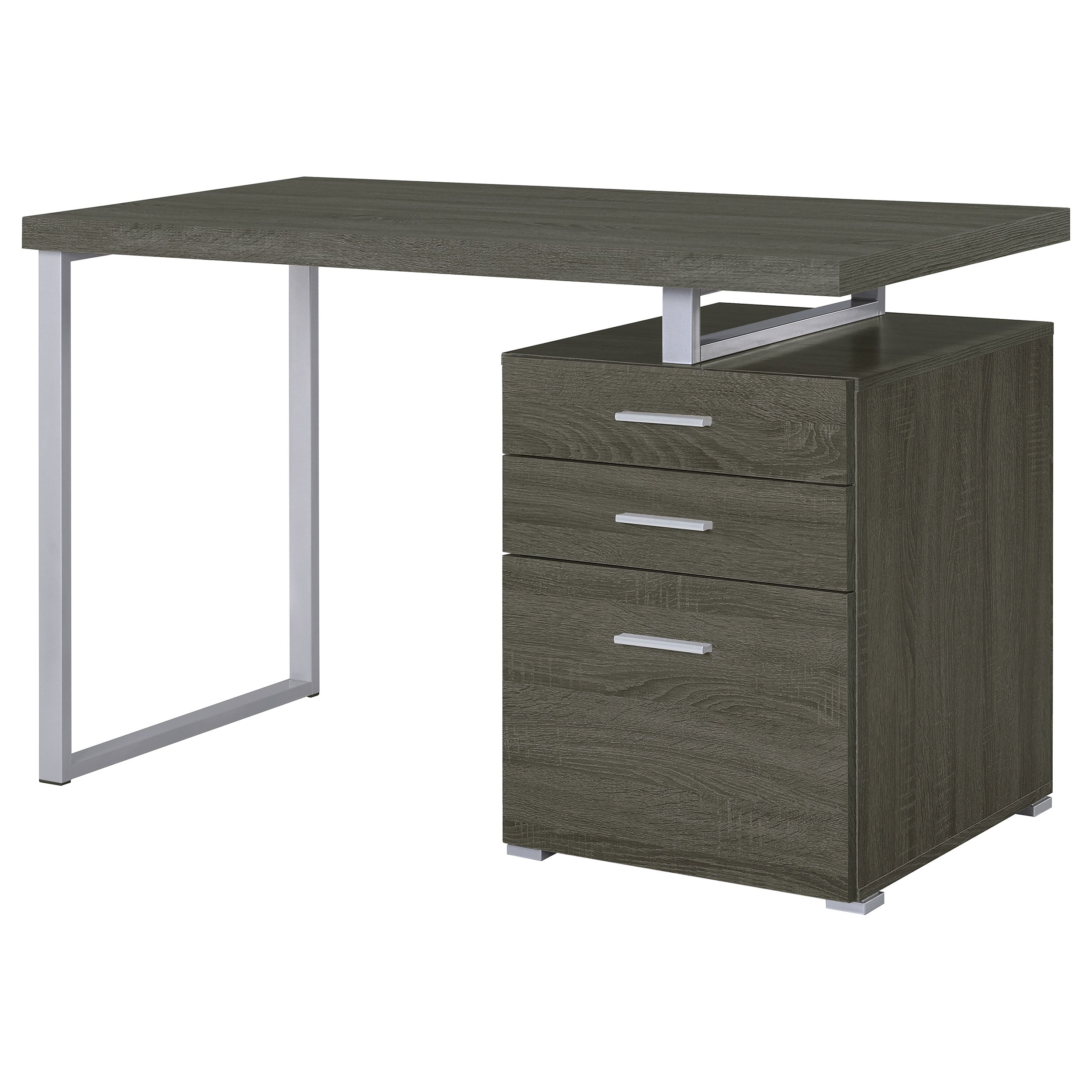 Brennan 47-inch 3-drawer Office Computer Desk Cappuccino