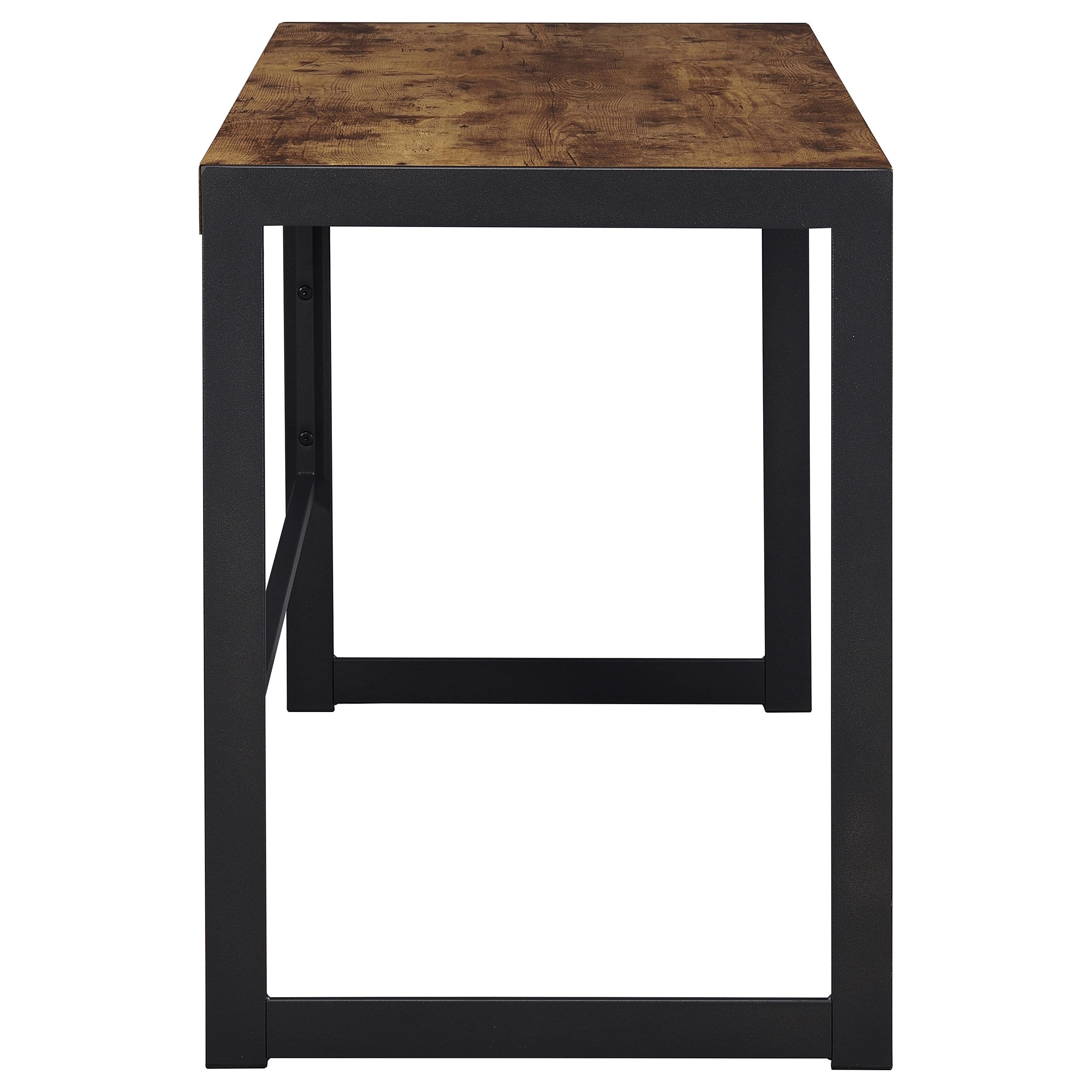 Estrella  Office Desk File Cabinet Set Rustic Nutmeg
