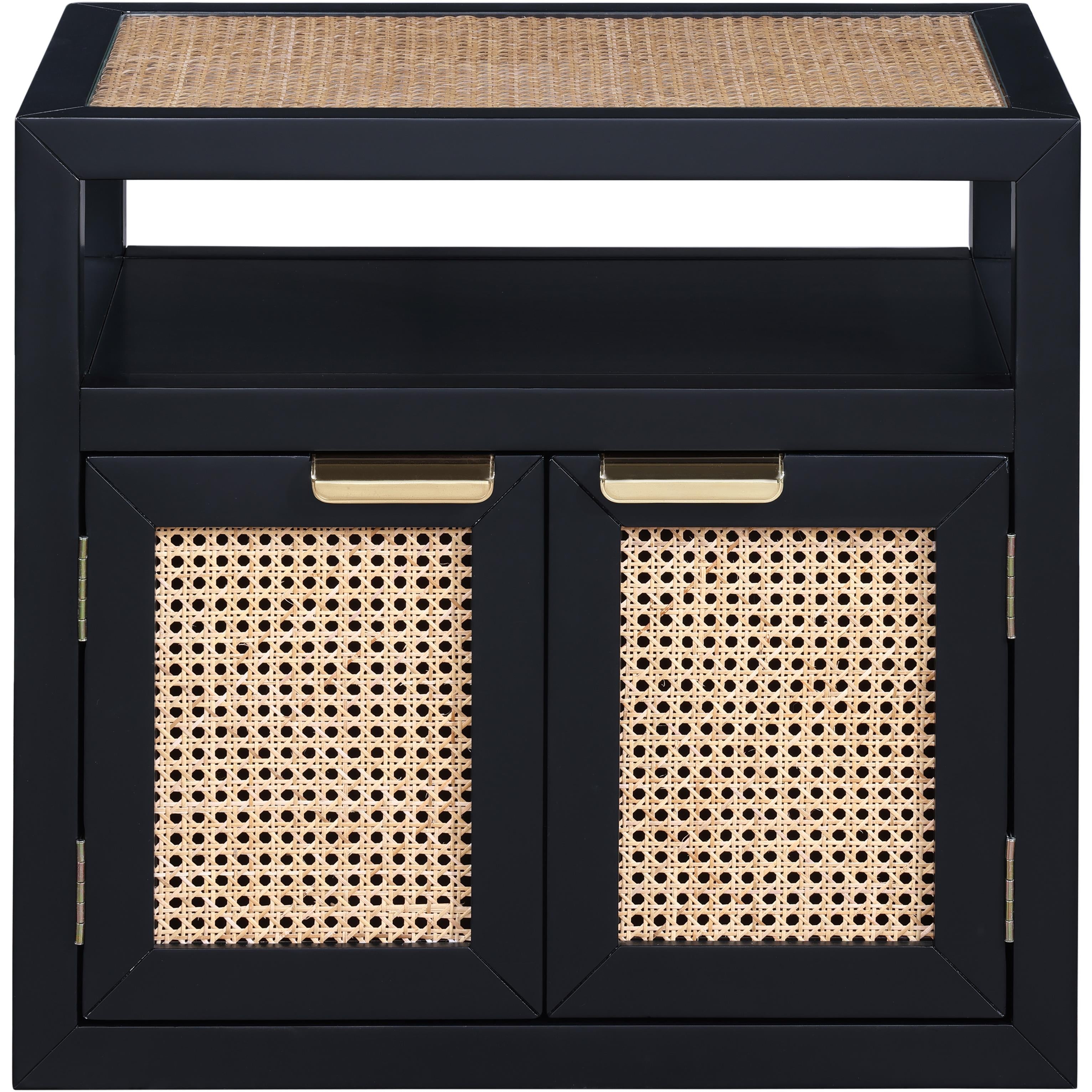 Meridian Cole Black Night Stand