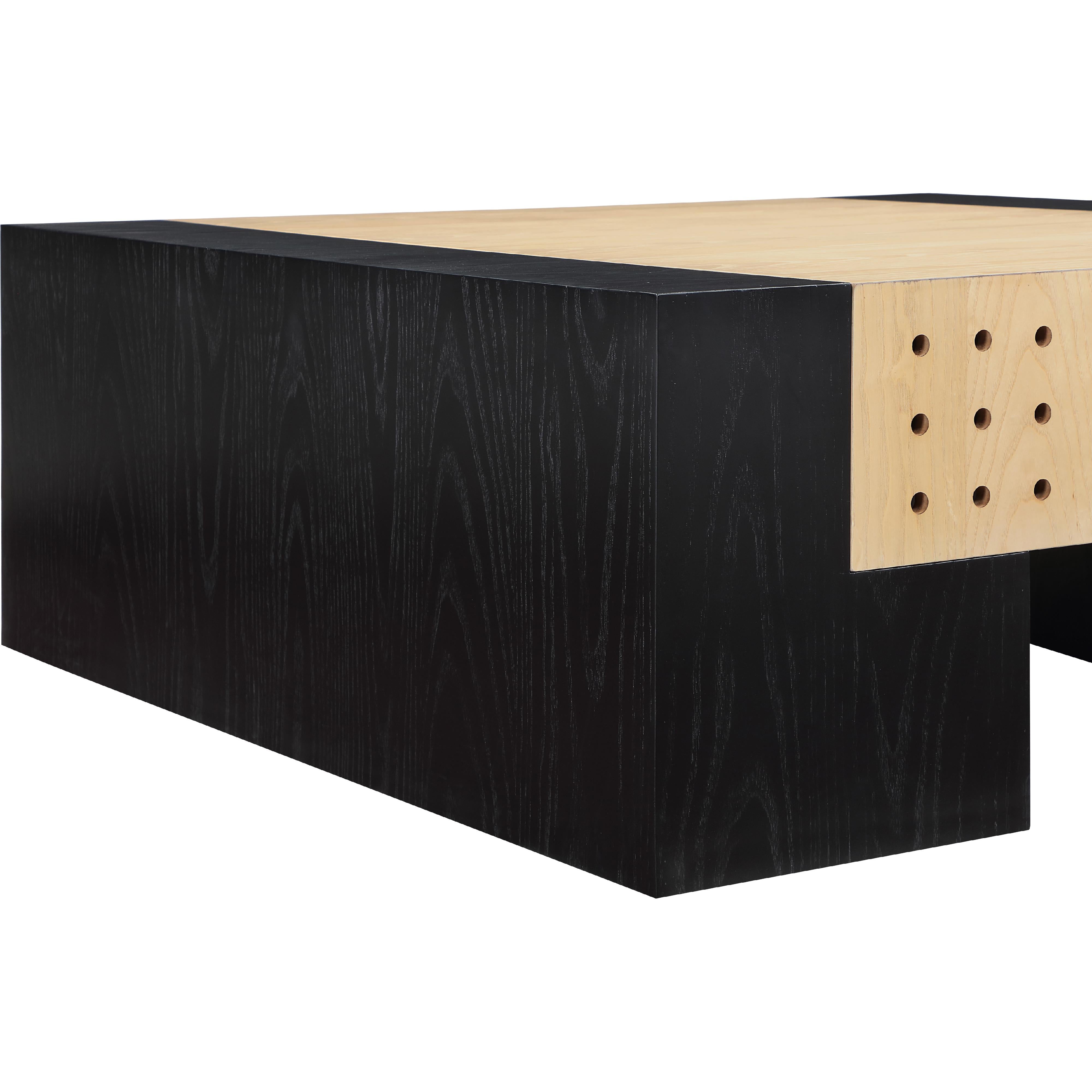 Meridian Mondrian Black Coffee Table