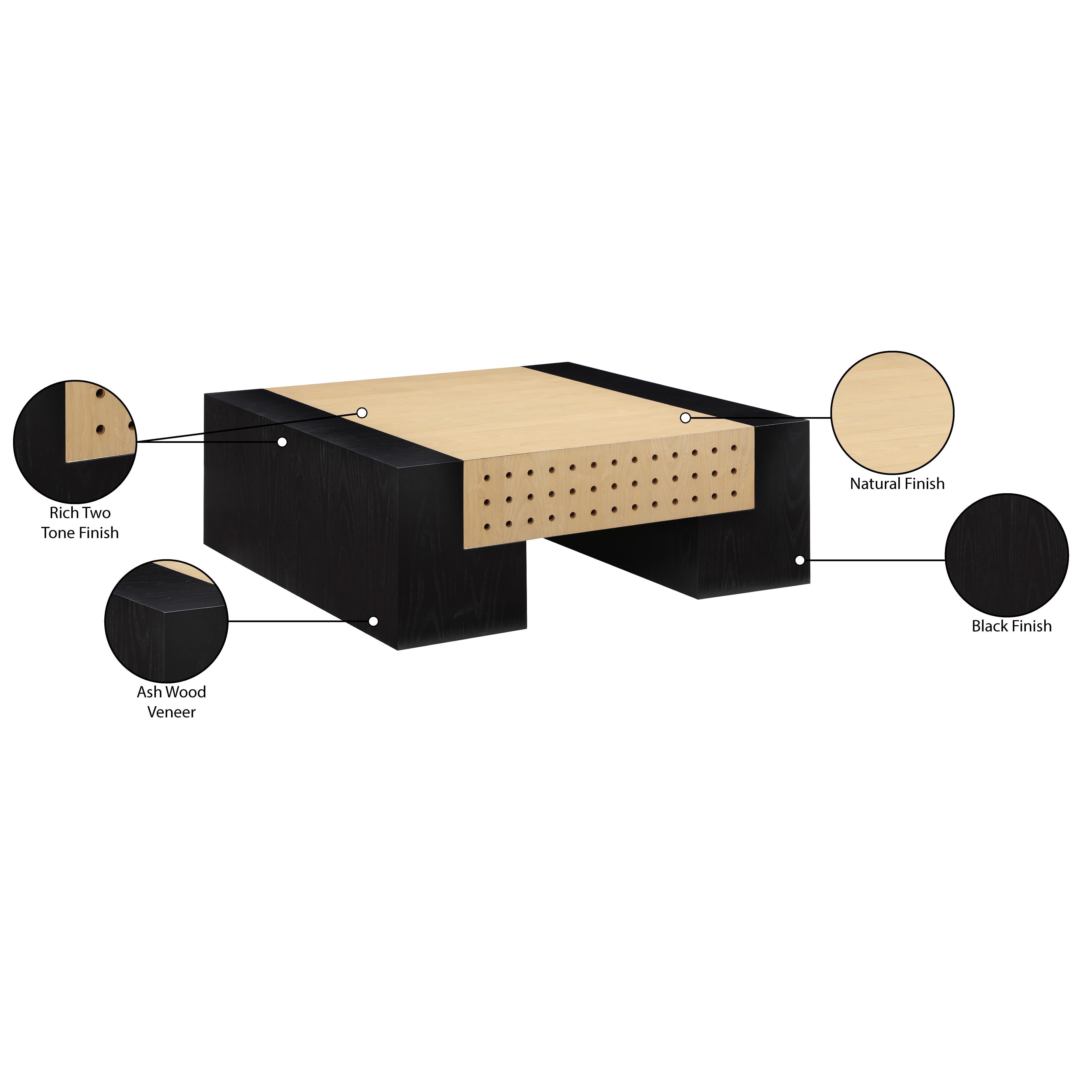 Meridian Mondrian Black Coffee Table