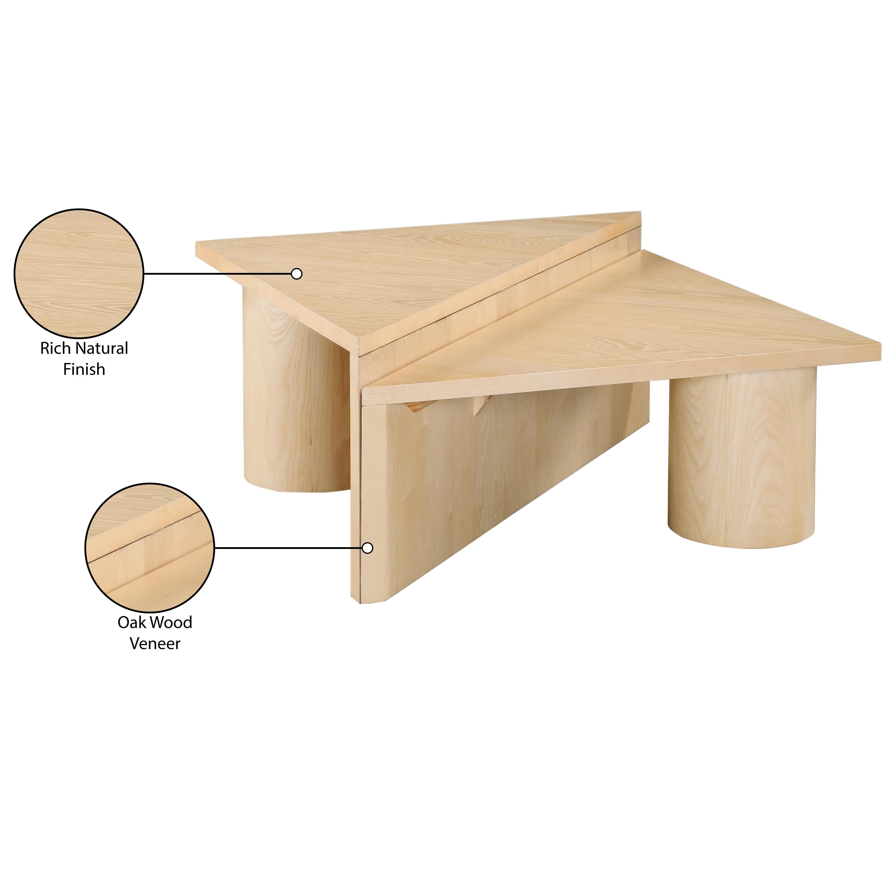 Meridian Pavillion Natural Coffee Table